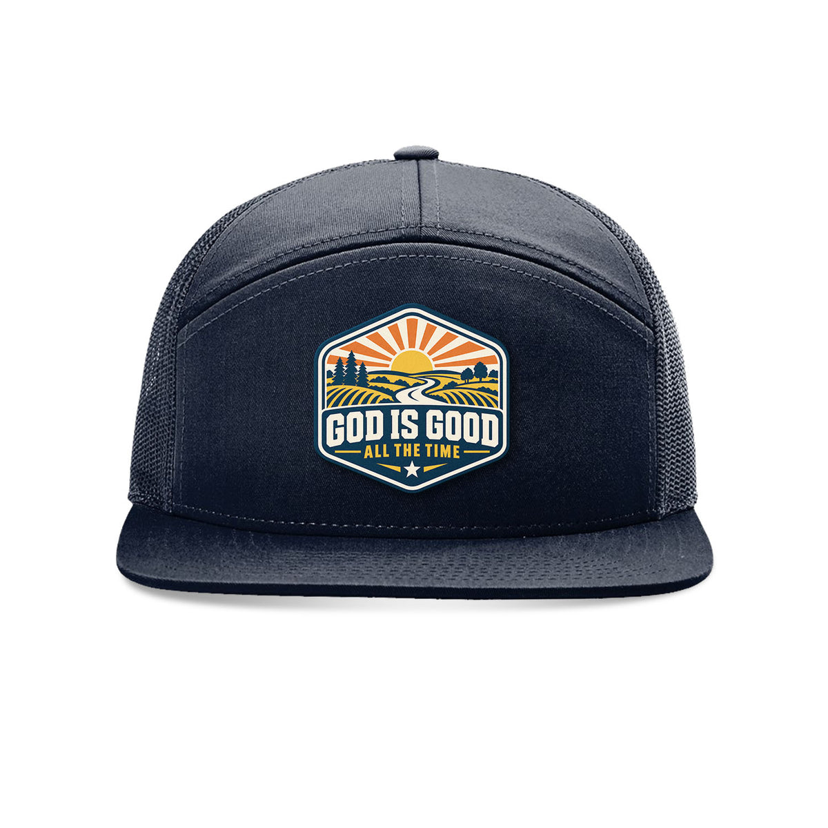 God Is Good - All the Time Camo Trucker Hat