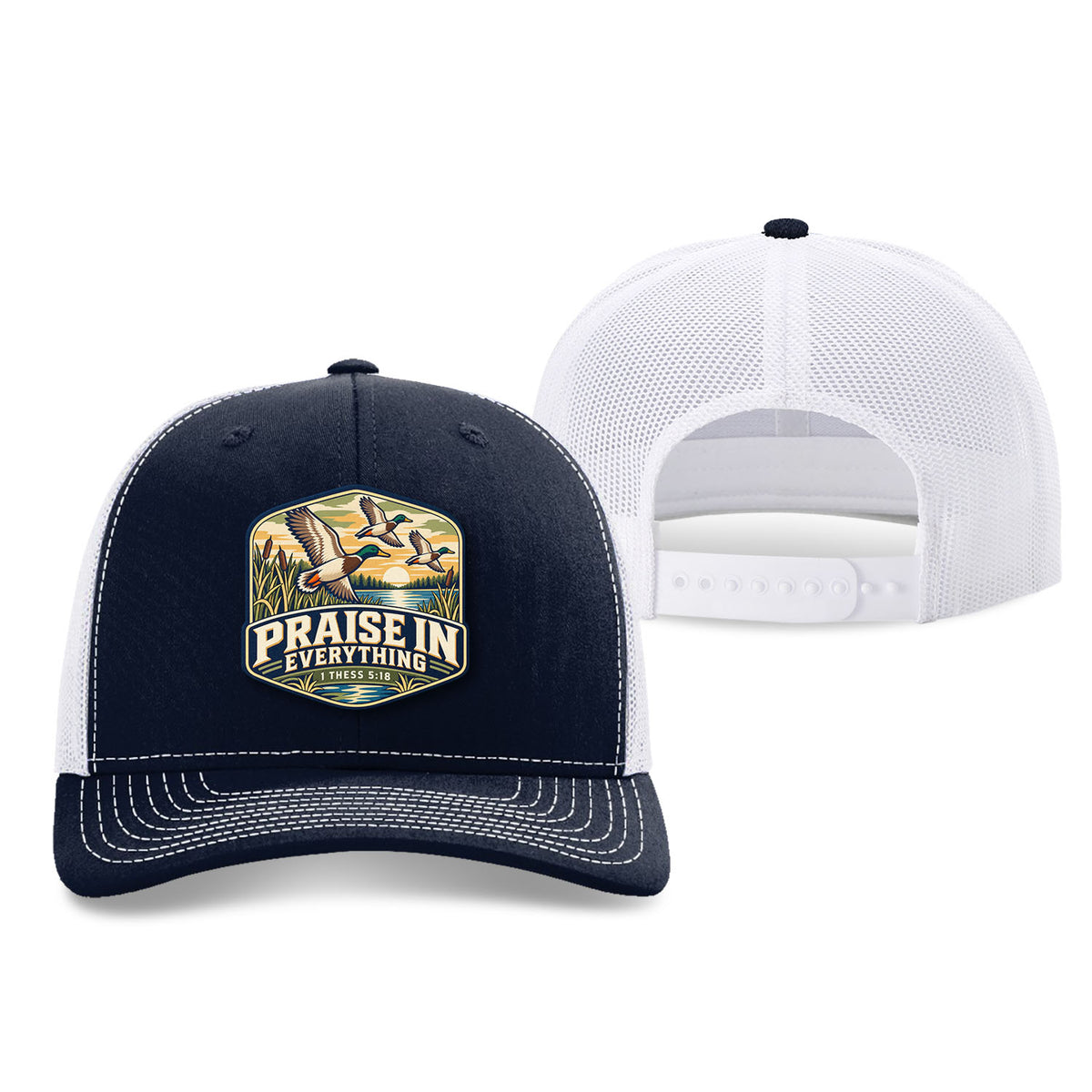 Praise in Everything Patch Trucker Hat