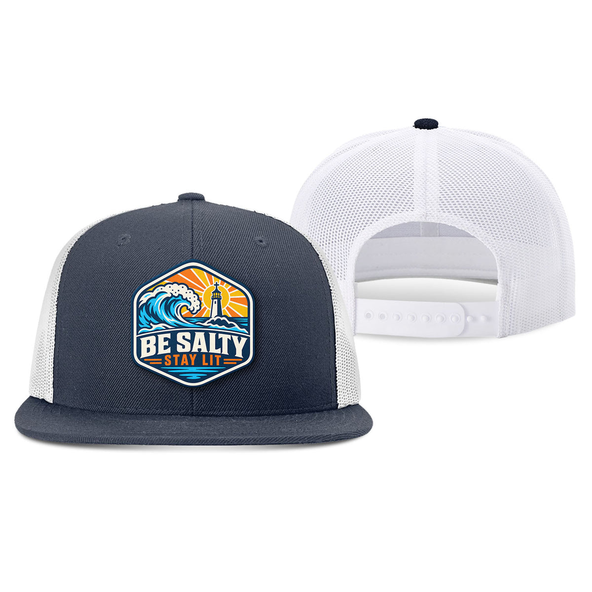 Be Salty Stay Lit Patch Trucker Hat