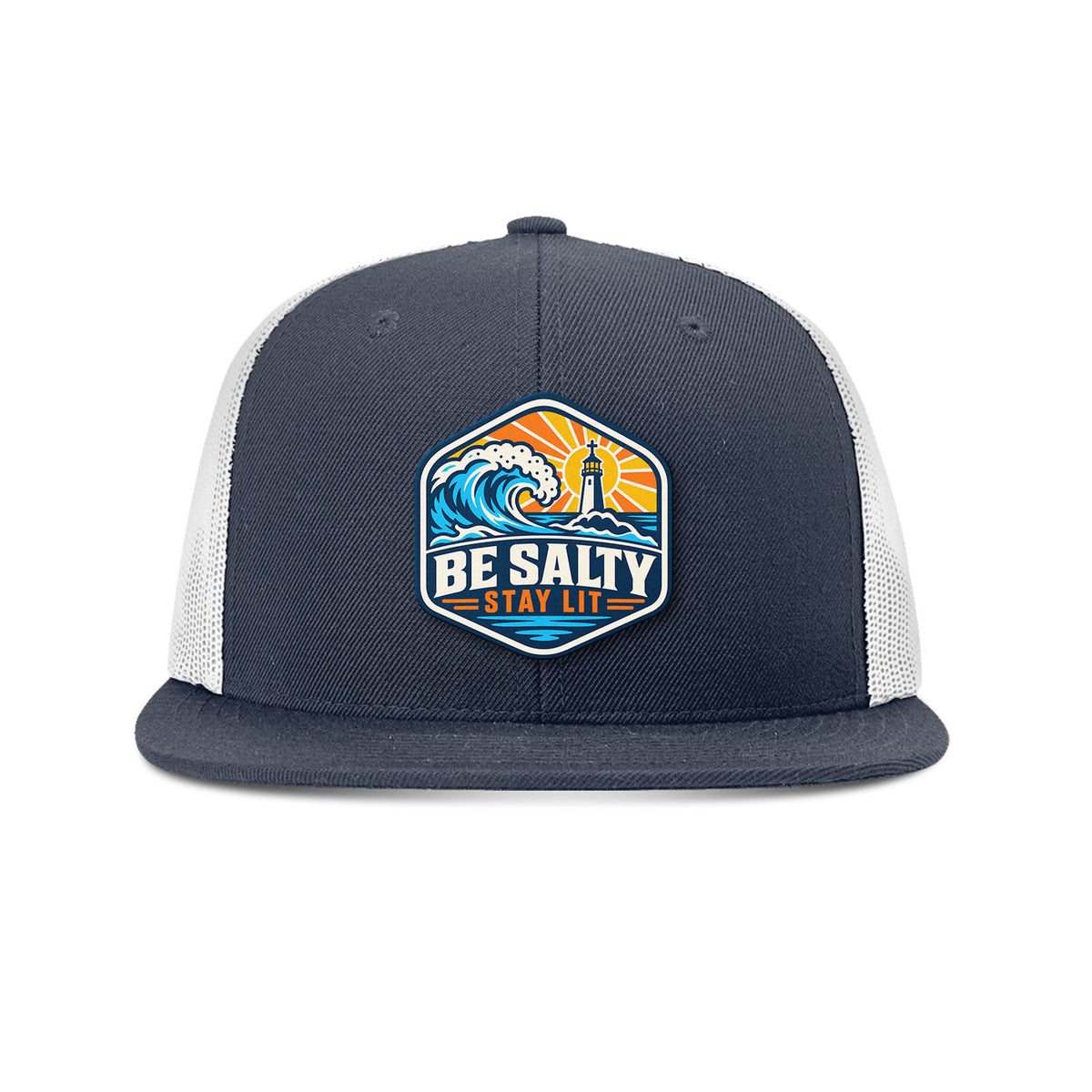 Be Salty Stay Lit Patch Trucker Hat