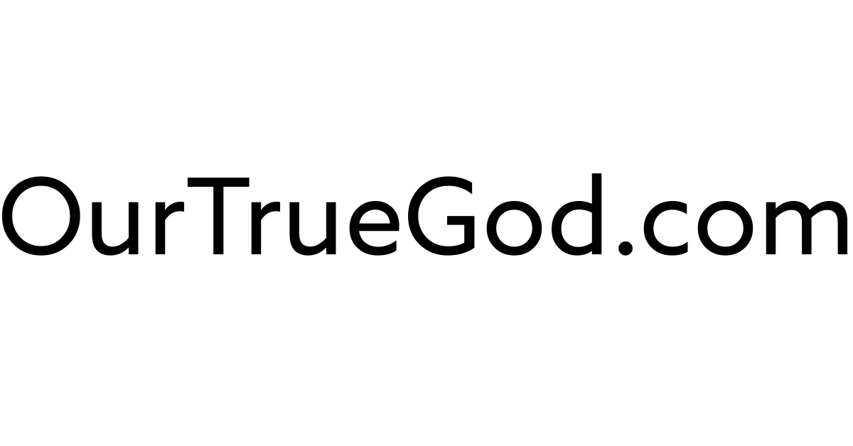 The picture ourtruegod.com shows when its homepage is shared