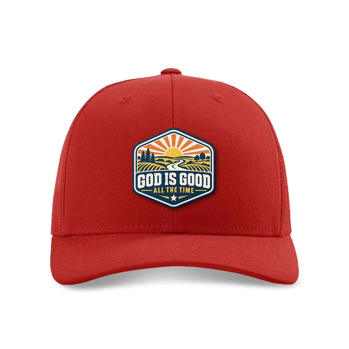 God Is Good - All the Time Camo Trucker Hat