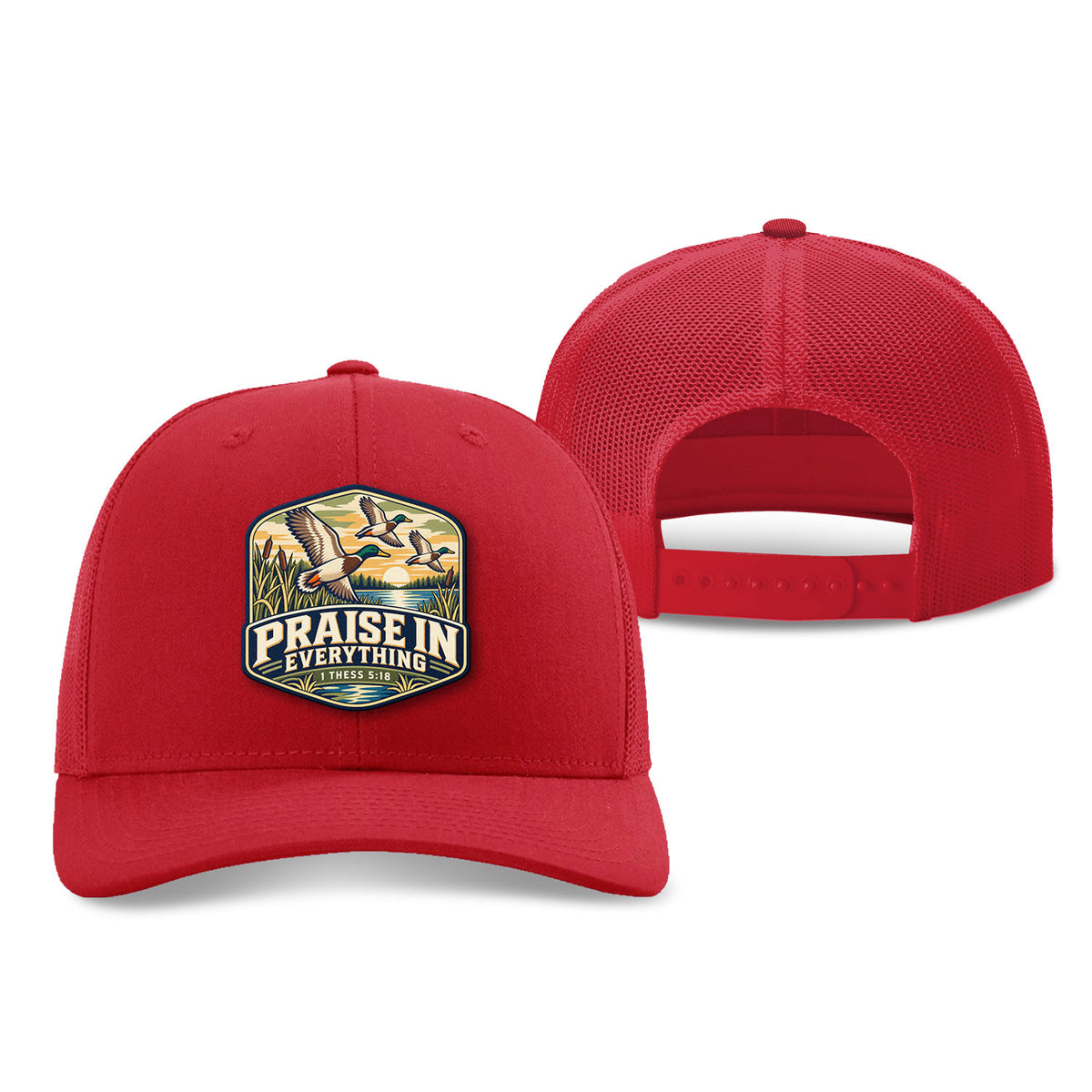 Praise in Everything Patch Trucker Hat