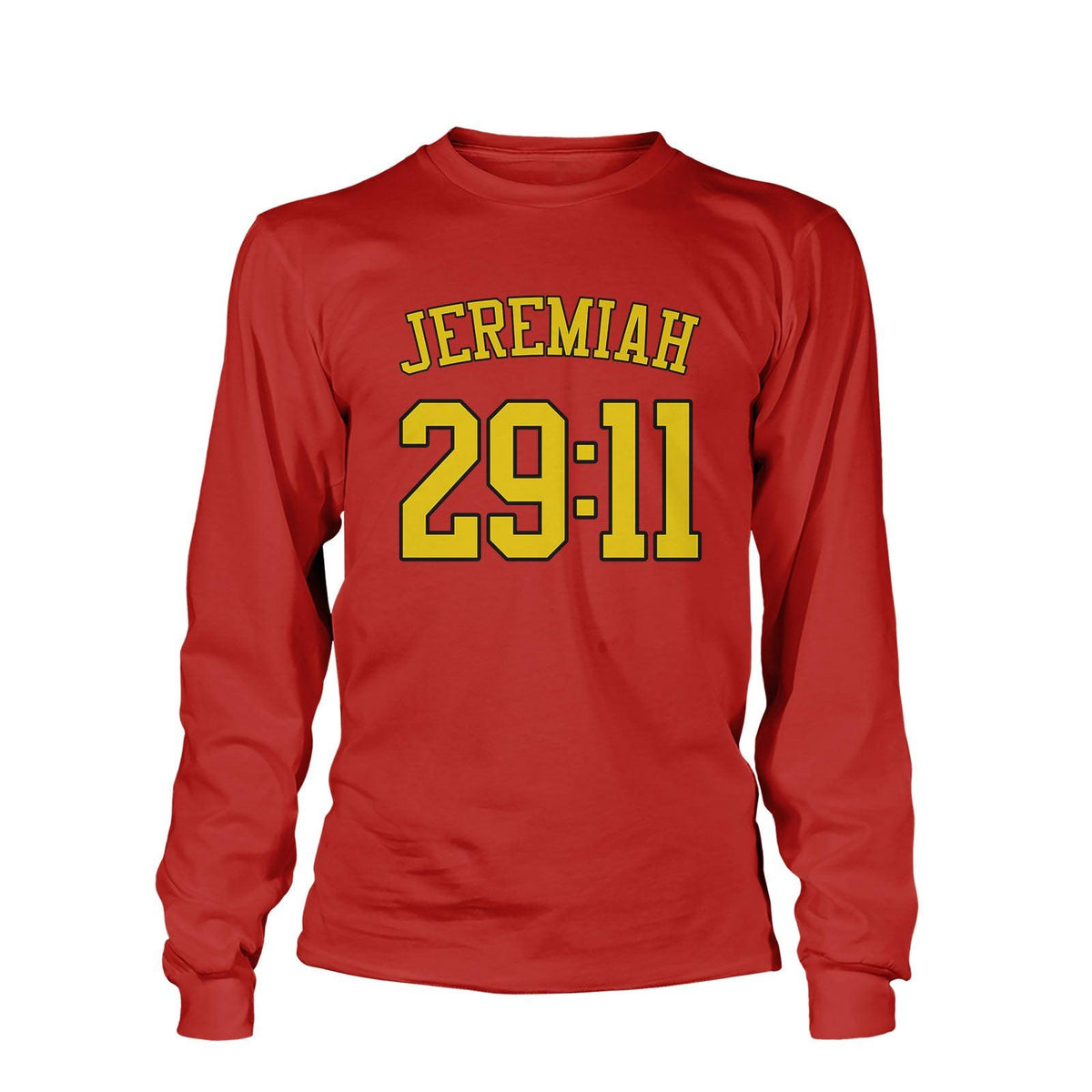 Jeremiah 29:11 Football Long-Sleeves - Our True God