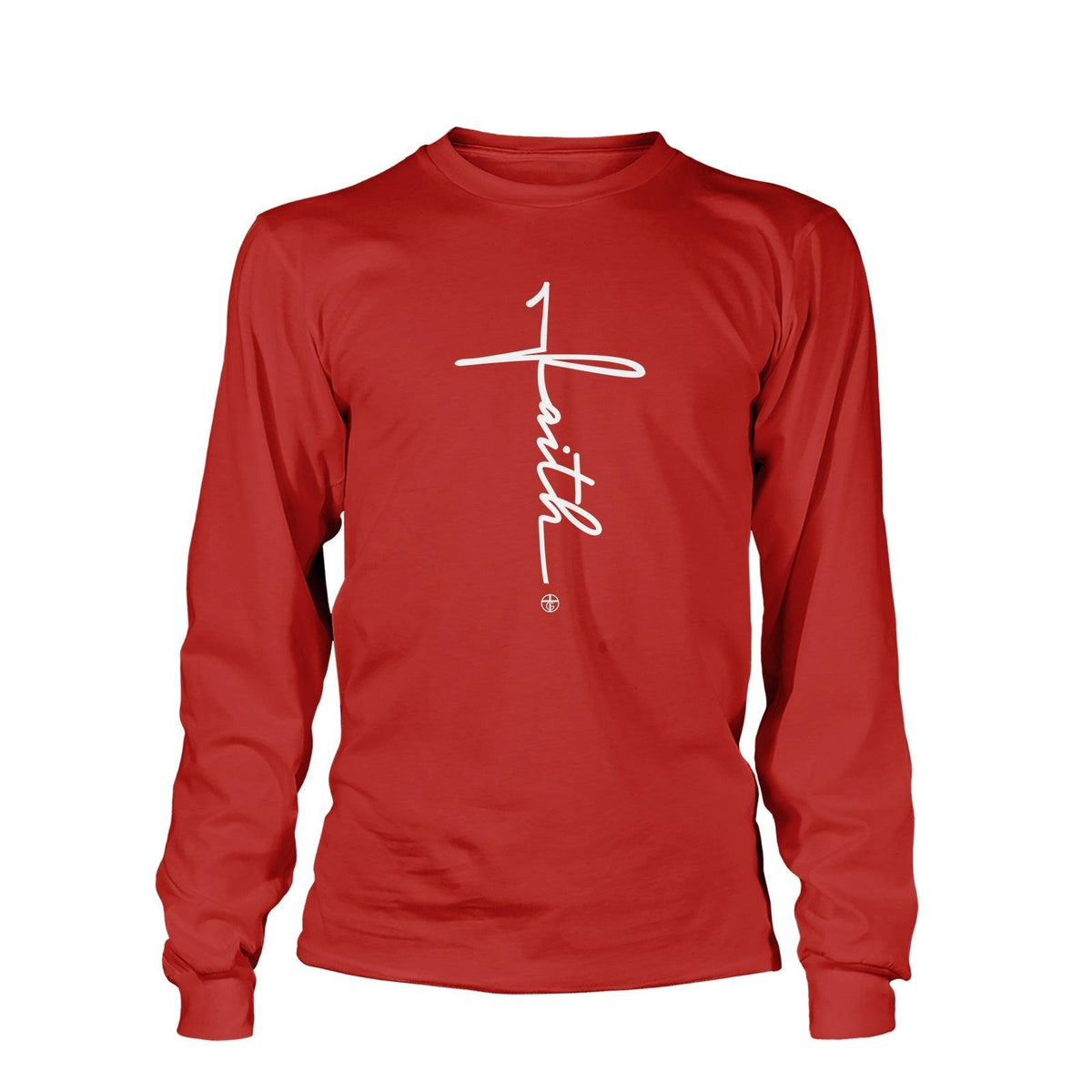 Faith Cross Long Sleeve T-Shirt - Our True God