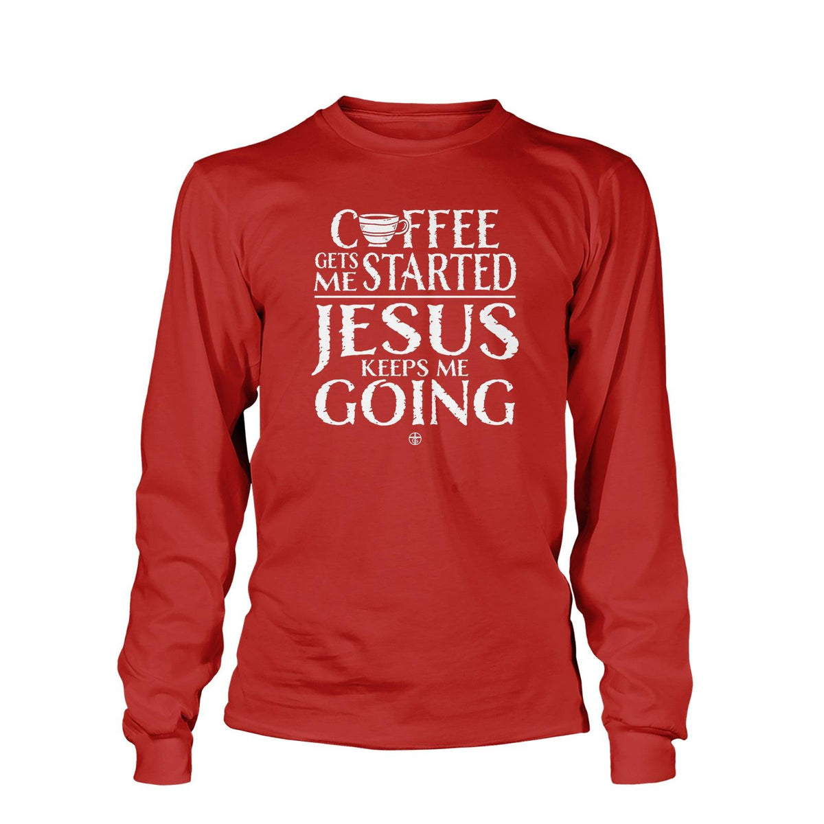 Jesus Keeps Me Going Long Sleeve T-Shirt - Our True God