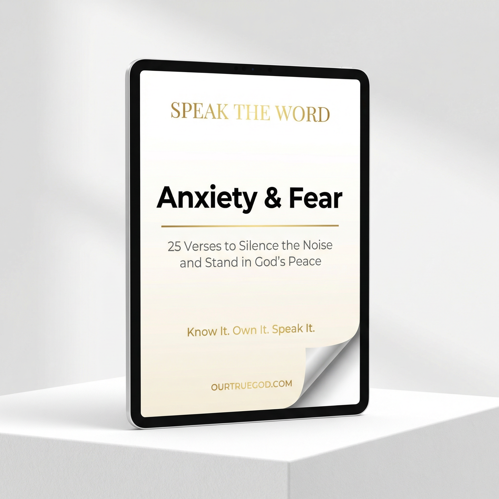 Speak The Word: Anxiety & Fear