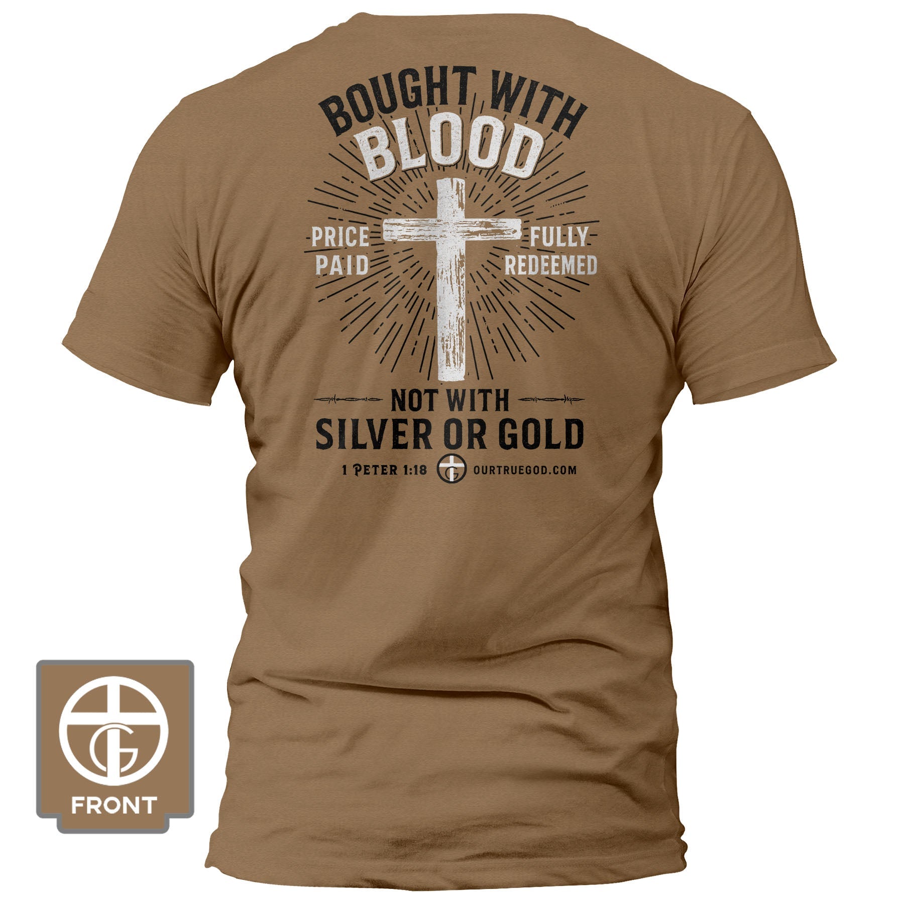 Bought with Blood Fall Collection T-Shirt - Our True God