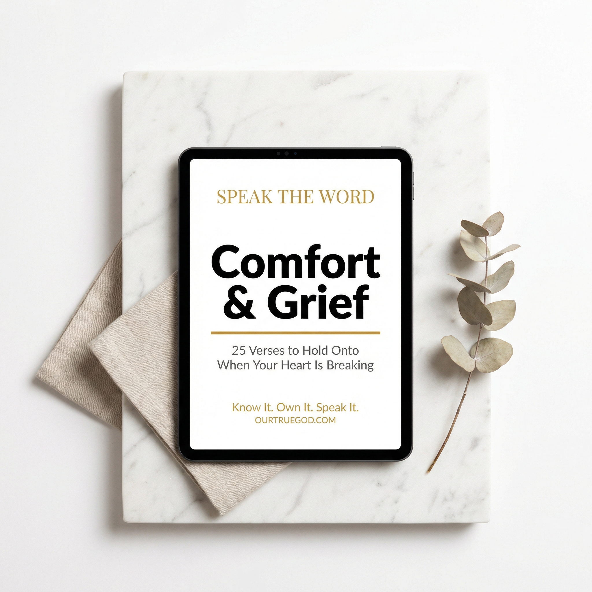 Speak The Word: Comfort & Grief