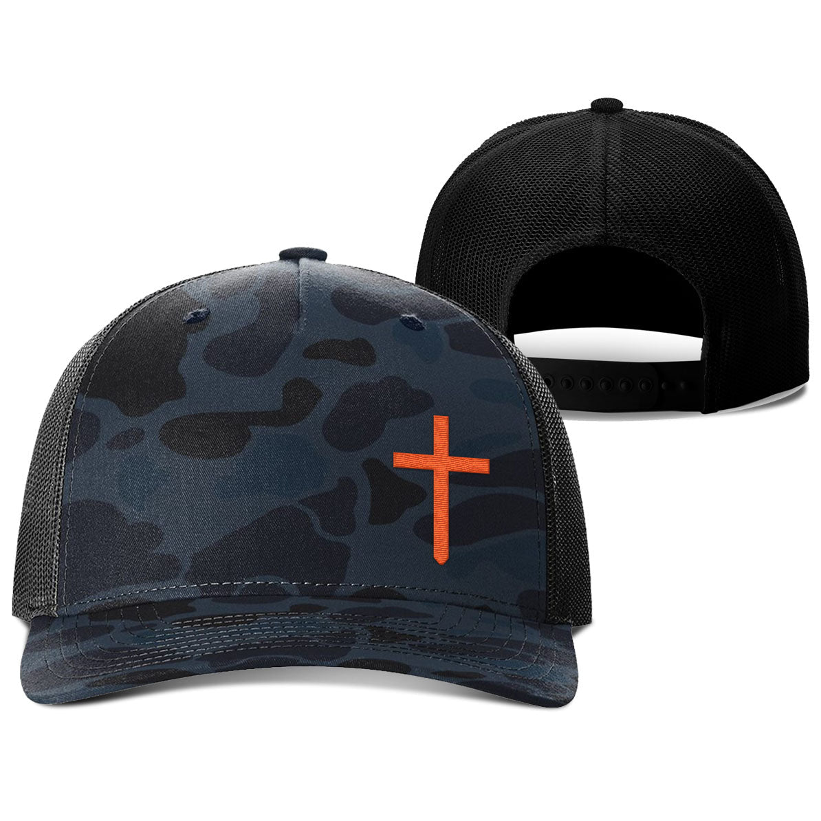 Cross Lower Left Hunting Hats - Our True God