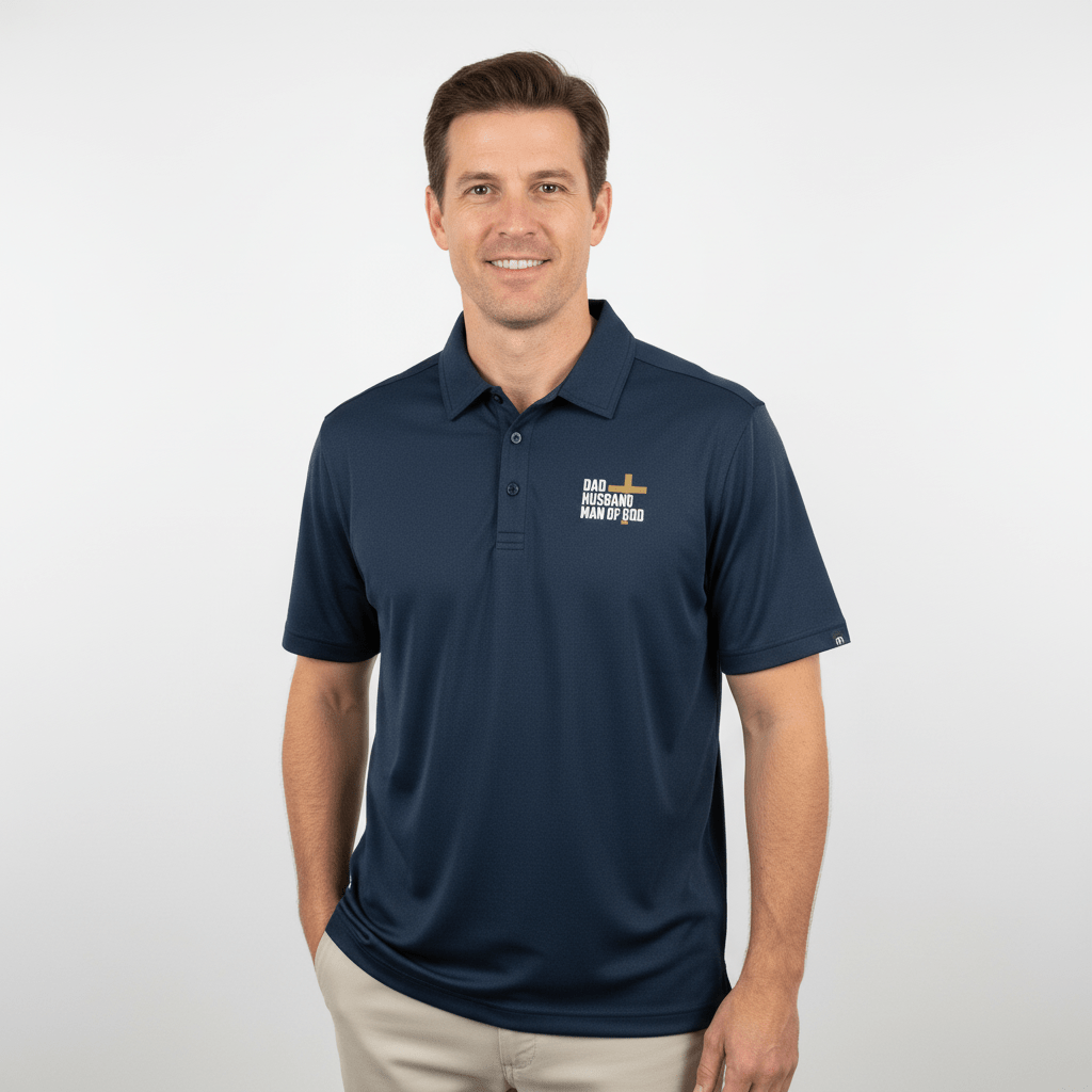 Dad, Husband, Man of God TravisMathew Polo - Our True God