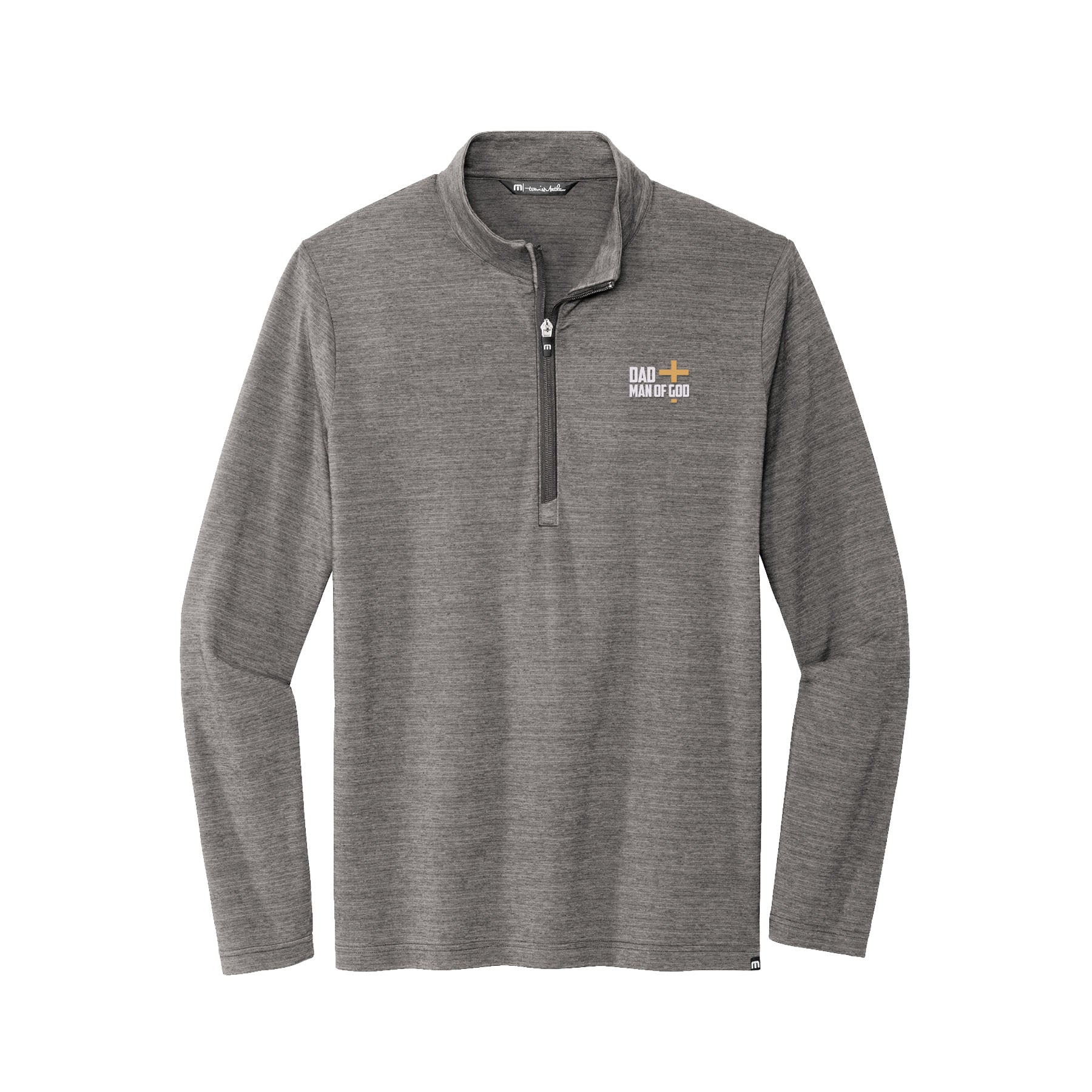 Dad, Man Of God TravisMathew Crestview 1/4 - Zip Pullover - Our True God