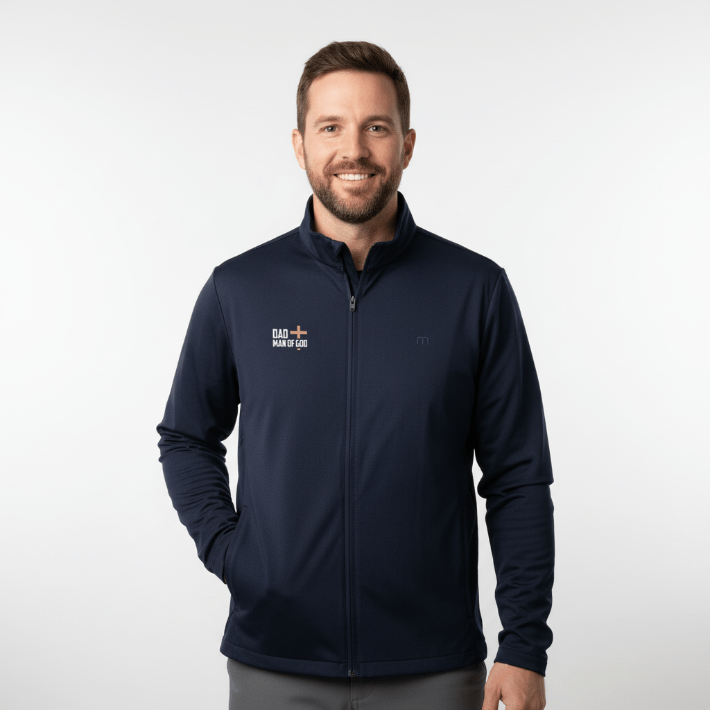 Dad, Man Of God TravisMathew Surfside Full - Zip Jacket - Our True God