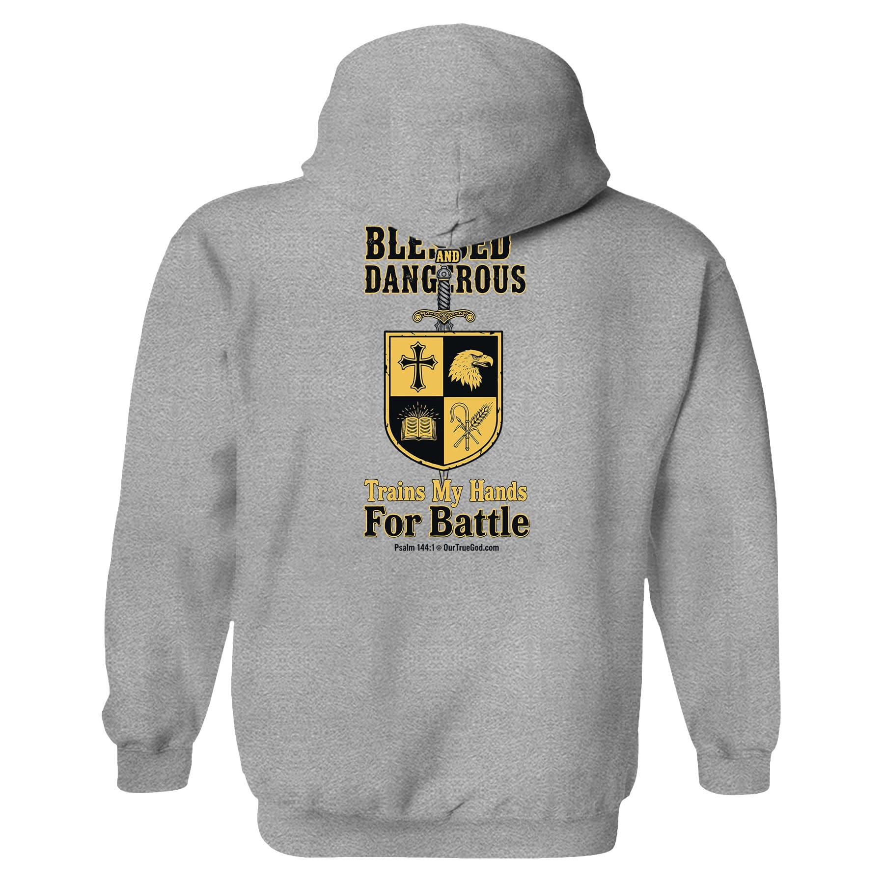 EDGE Printed Products Apparel Hoodie / Grey / S Blessed and Dangerous Hoodie