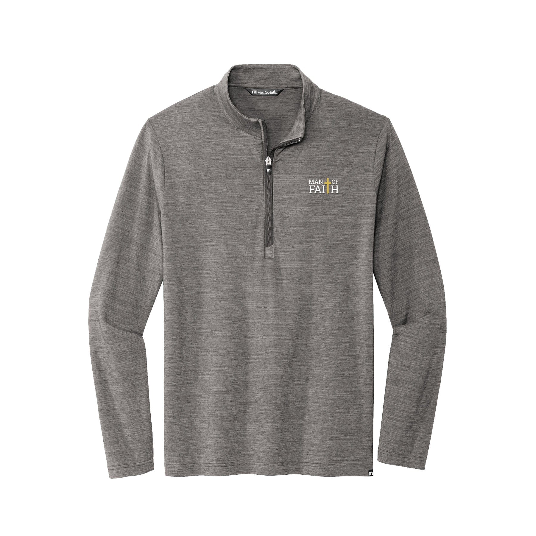 EDGE Printed Products Apparel Man Of Faith TravisMathew Crestview 1/4-Zip Pullover