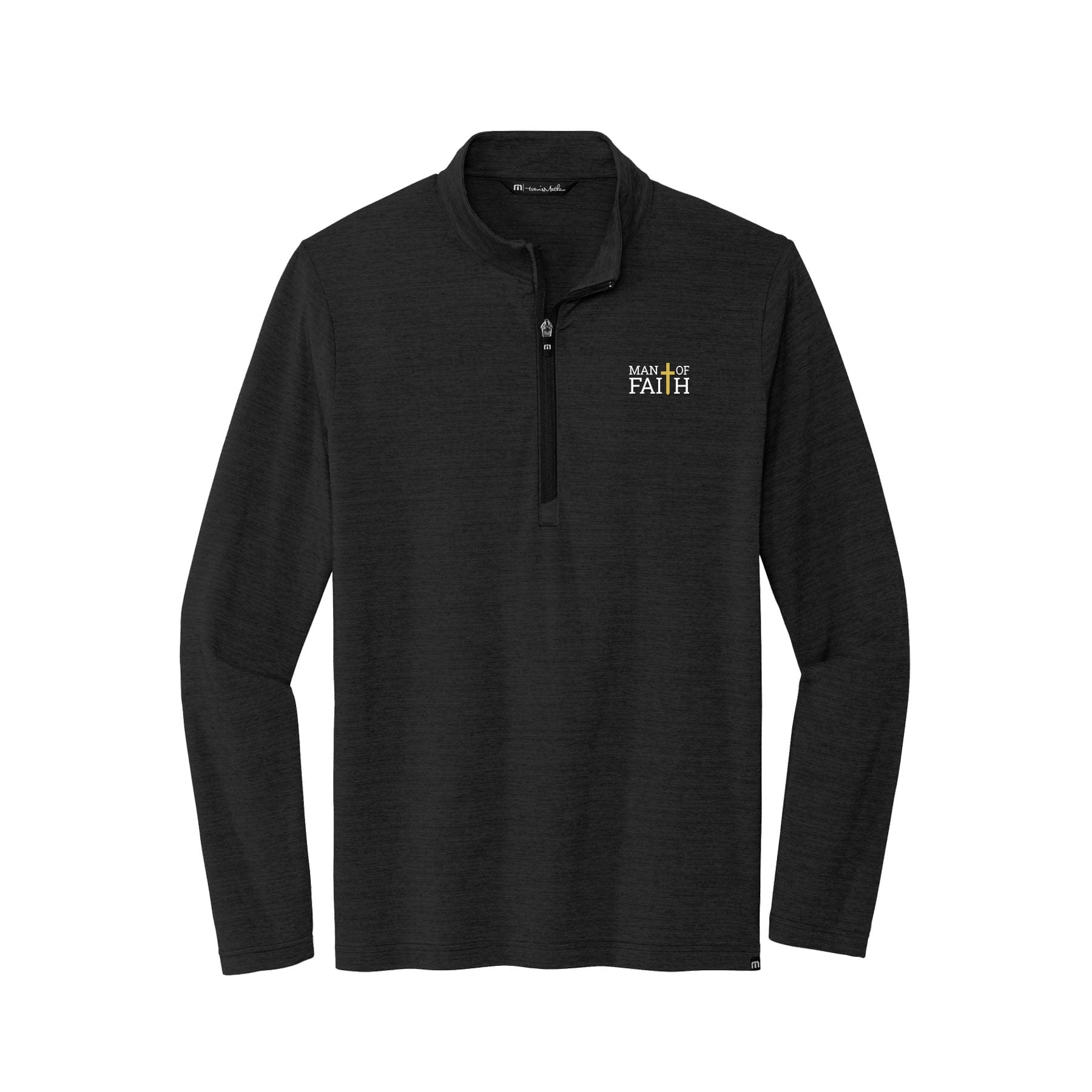EDGE Printed Products Apparel Man Of Faith TravisMathew Crestview 1/4-Zip Pullover