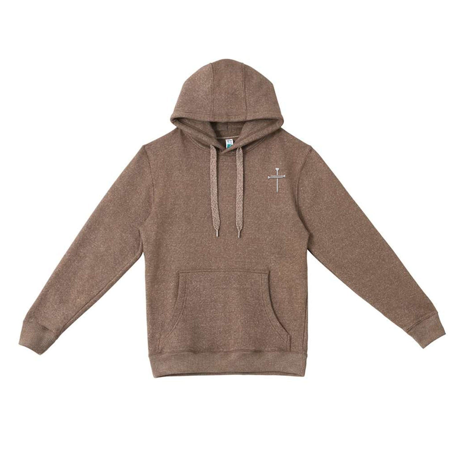 EDGE Printed Products Apparel Nantucket Fleece Hooded Sweatshirt / Terra Brown / XS Nail Cross Nantucket Hooded Sweatshirt