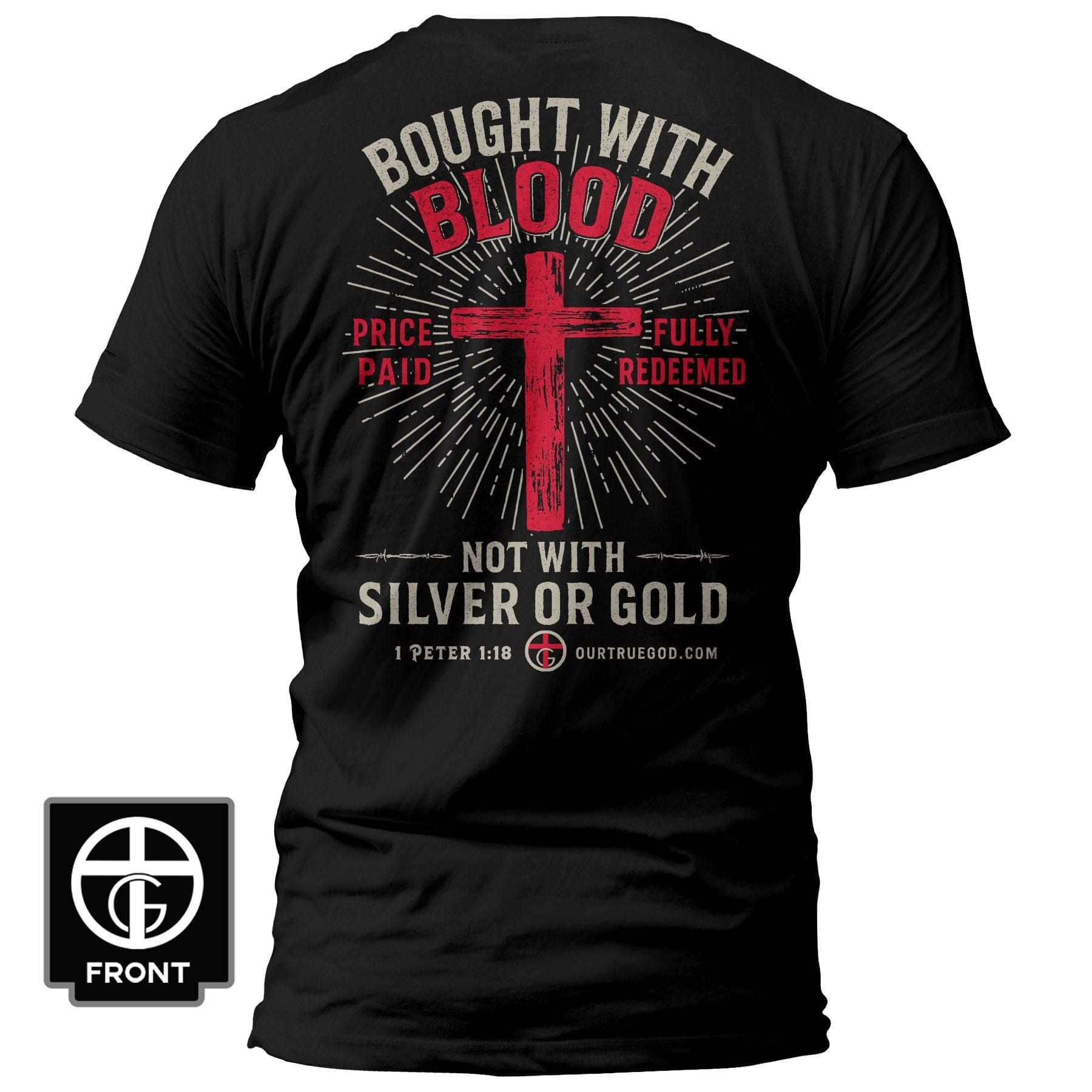 EDGE Printed Products Apparel T-Shirt / Black / S Bought with Blood T-Shirt
