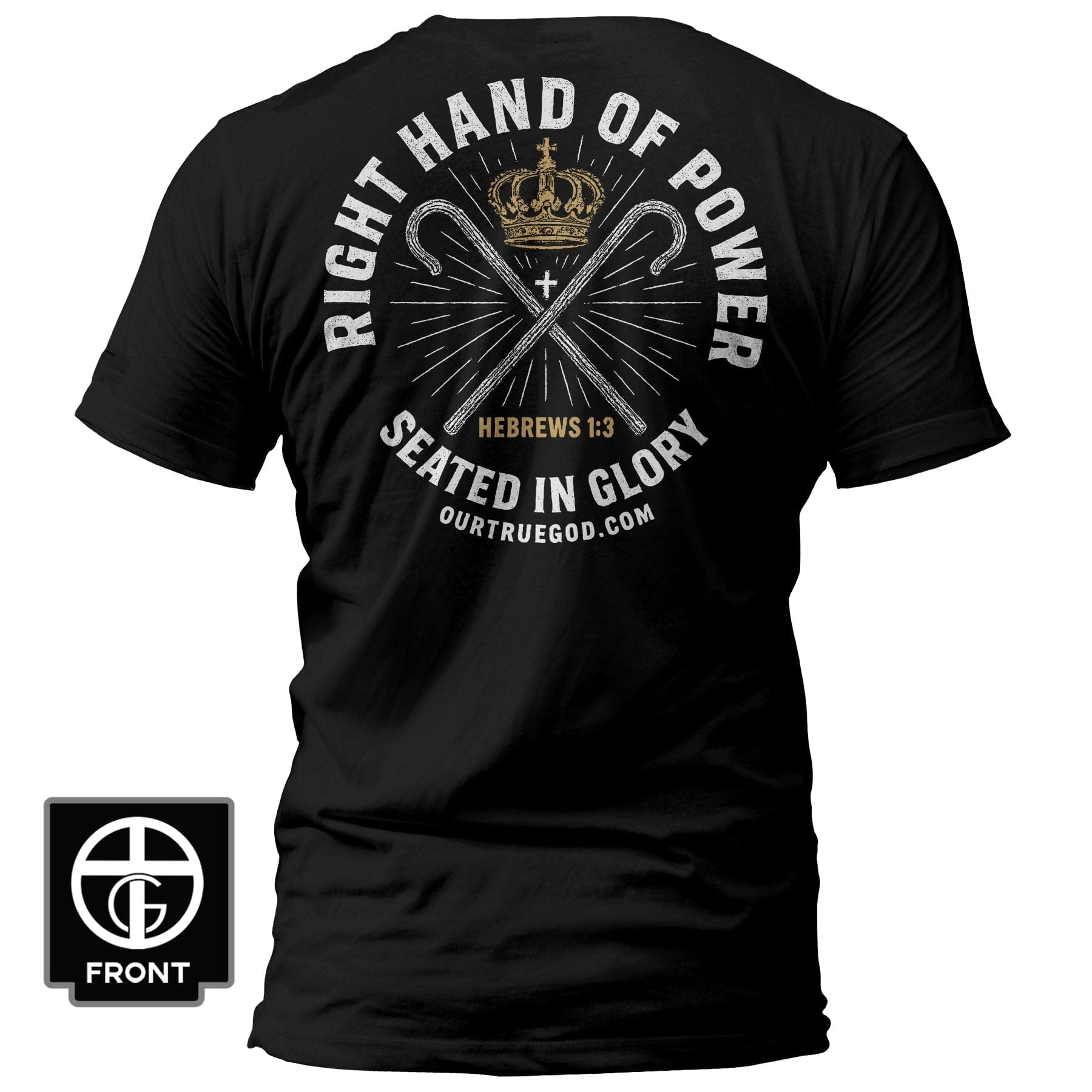EDGE Printed Products Apparel T-Shirt / Black / S Right Hand of Power T-Shirt
