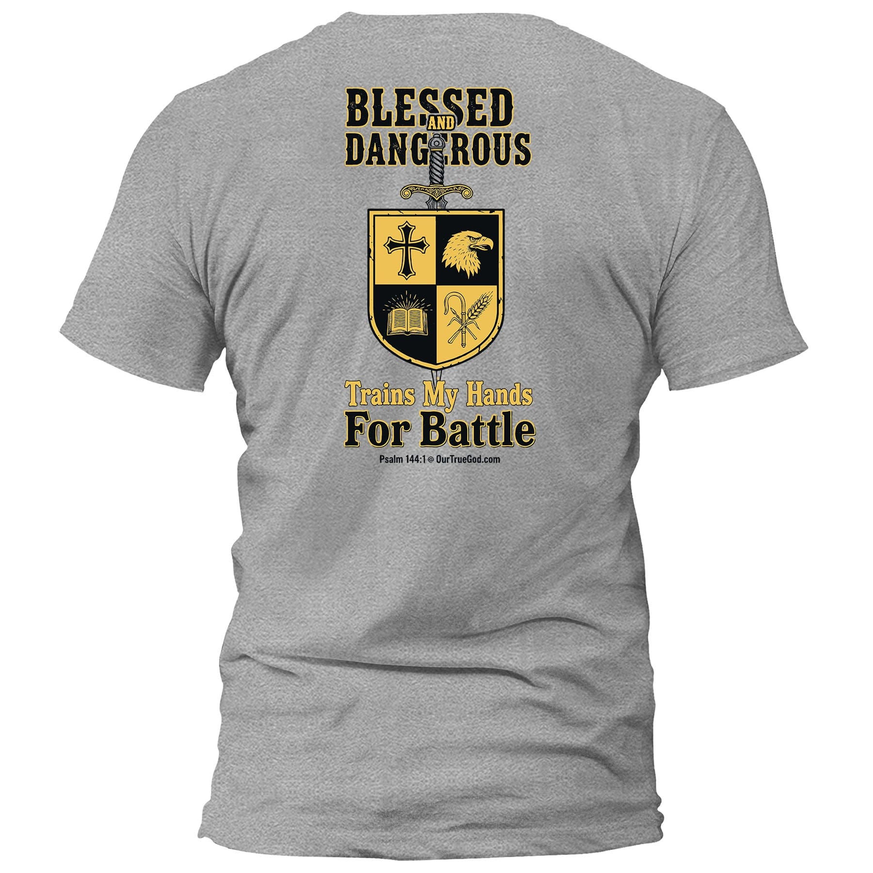 EDGE Printed Products Apparel T-Shirt / Grey / S Blessed and Dangerous T-Shirt