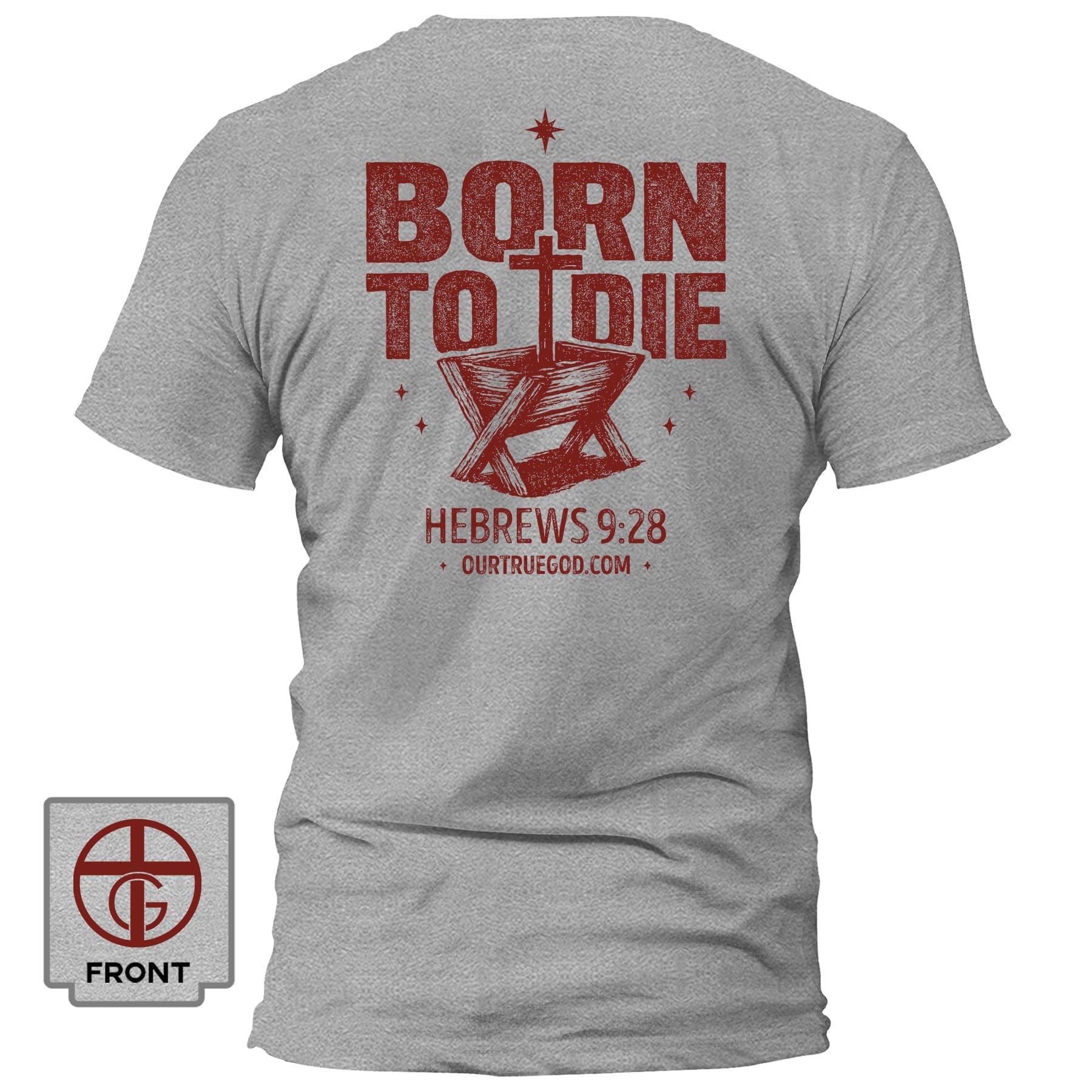 EDGE Printed Products Apparel T-Shirt / Grey / S Born To Die T-Shirt