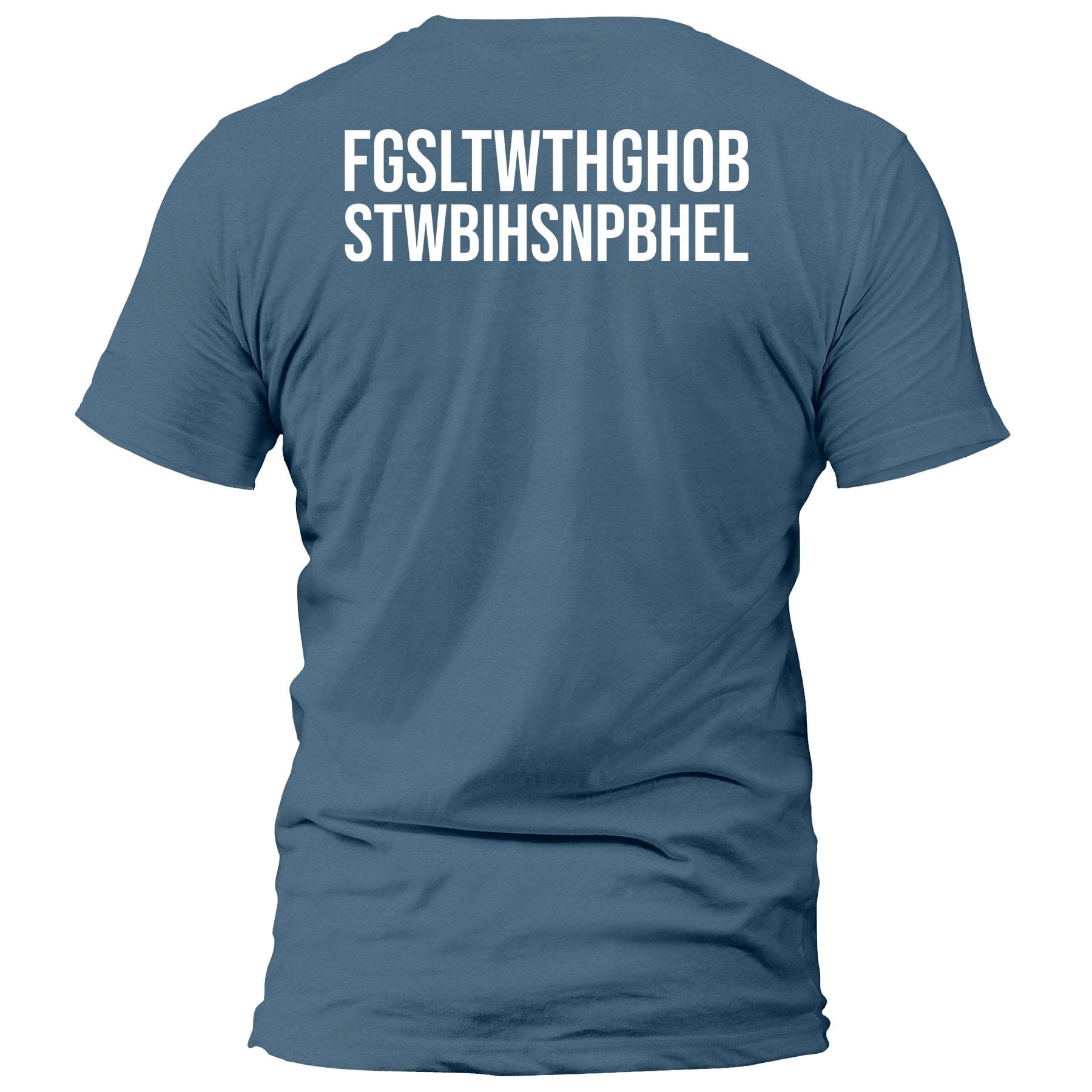 EDGE Printed Products Apparel T-Shirt / Indigo Blue / S John 3:16 Initialism T-Shirt