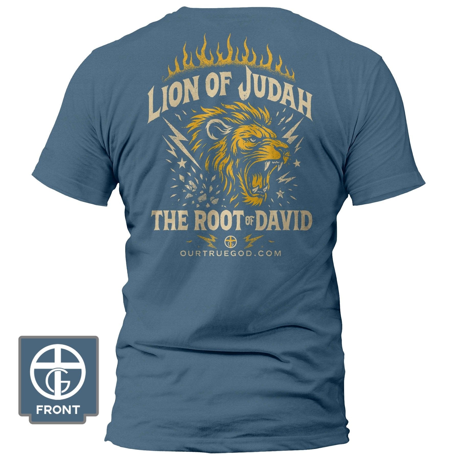 EDGE Printed Products Apparel T-Shirt / Indigo Blue / S Lion of Judah Fall Collection T-Shirt