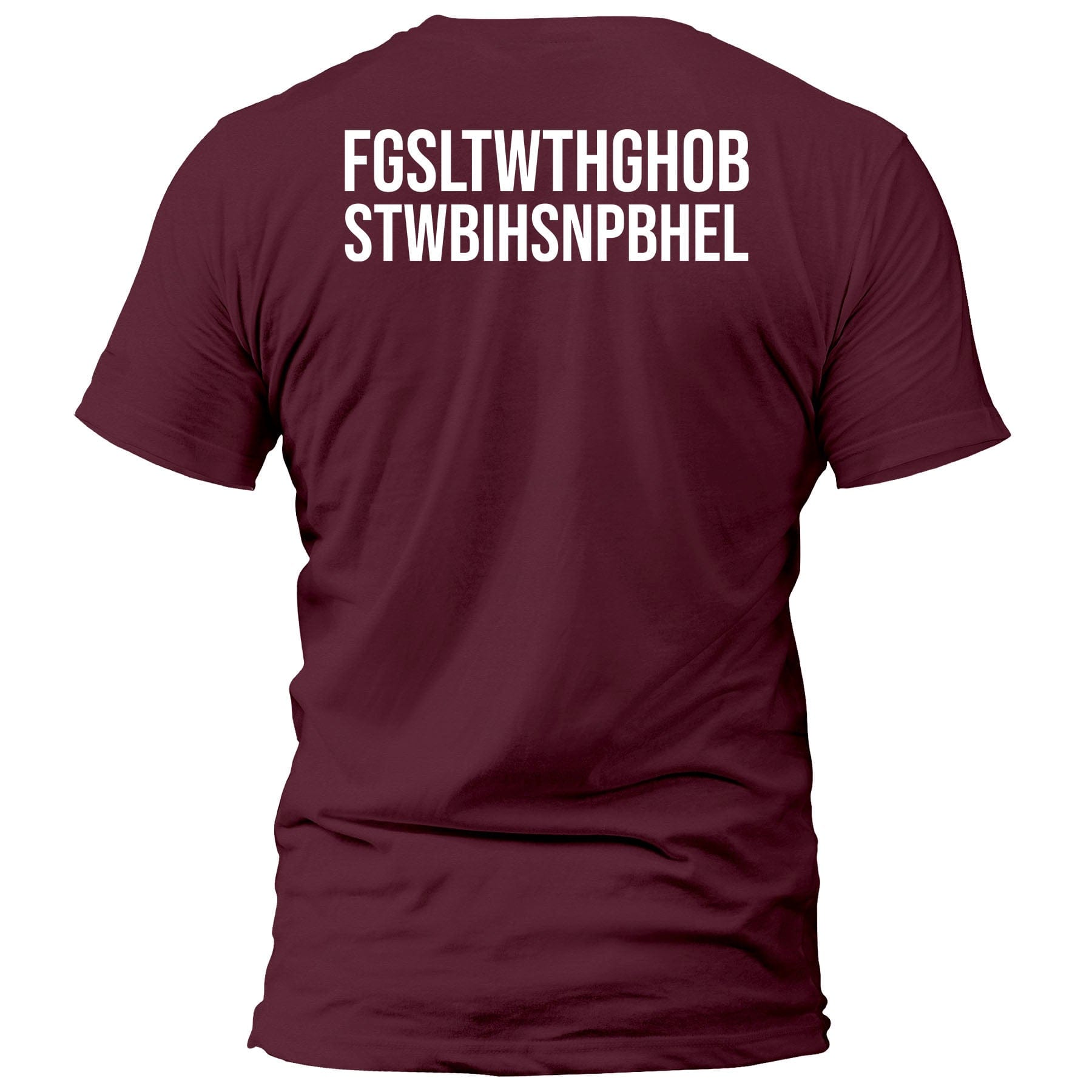 EDGE Printed Products Apparel T-Shirt / Maroon / S John 3:16 Initialism T-Shirt