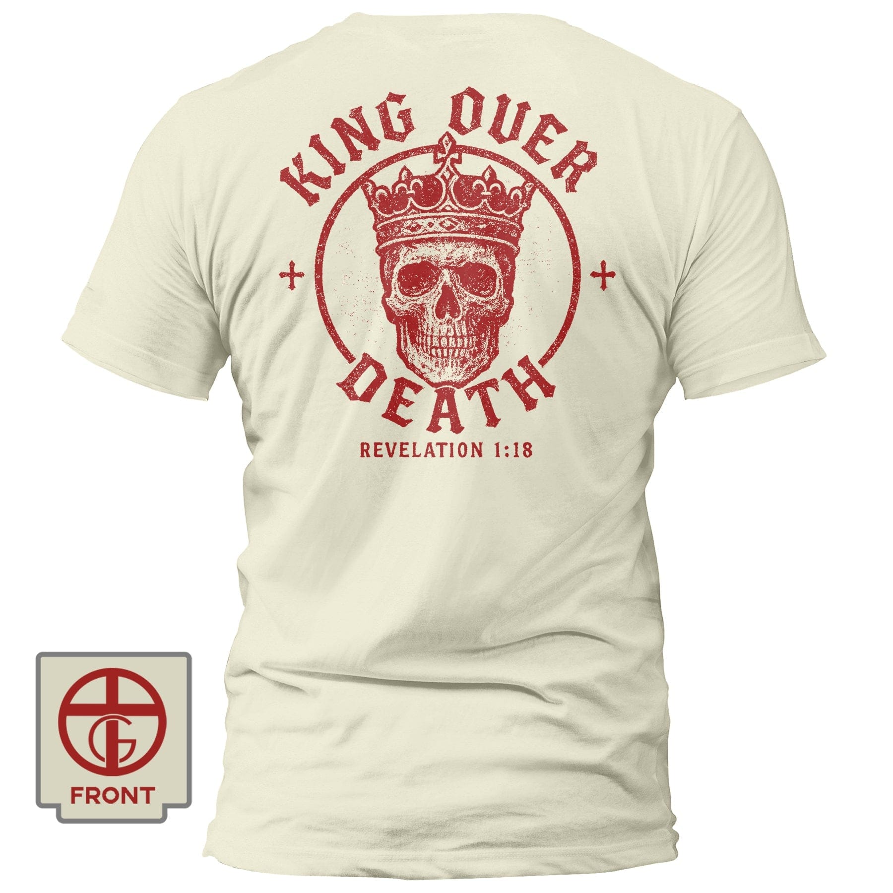EDGE Printed Products Apparel T-Shirt / Off White / S King Over Death Fall Collection T-Shirt