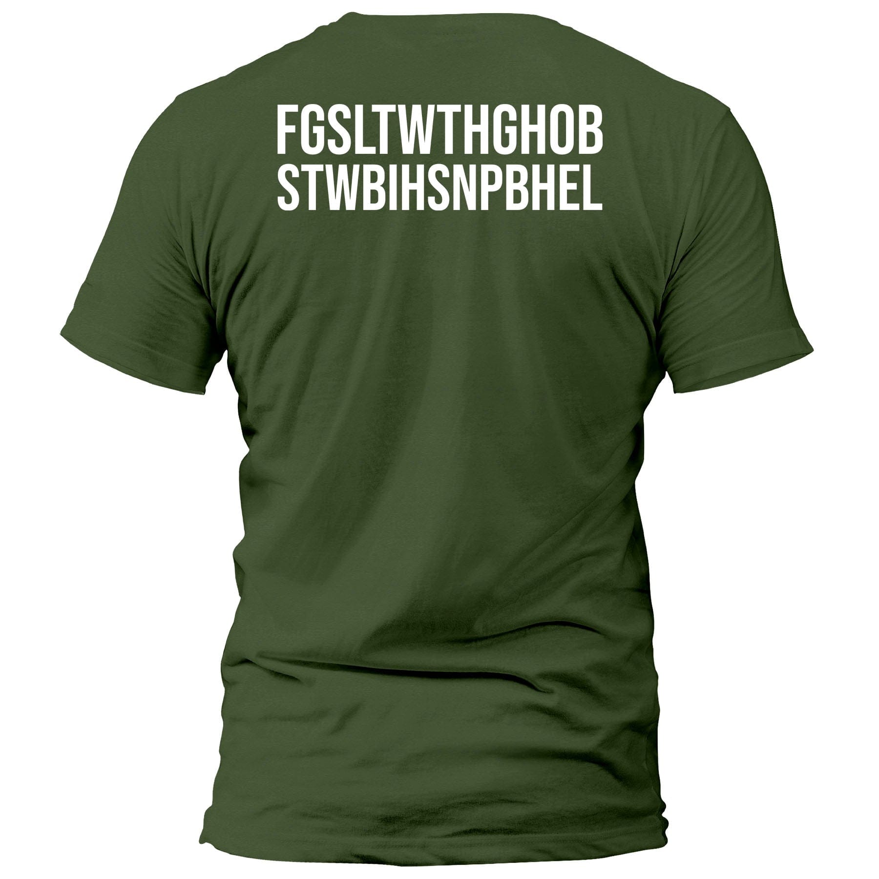 EDGE Printed Products Apparel T-Shirt / Olive / S John 3:16 Initialism T-Shirt