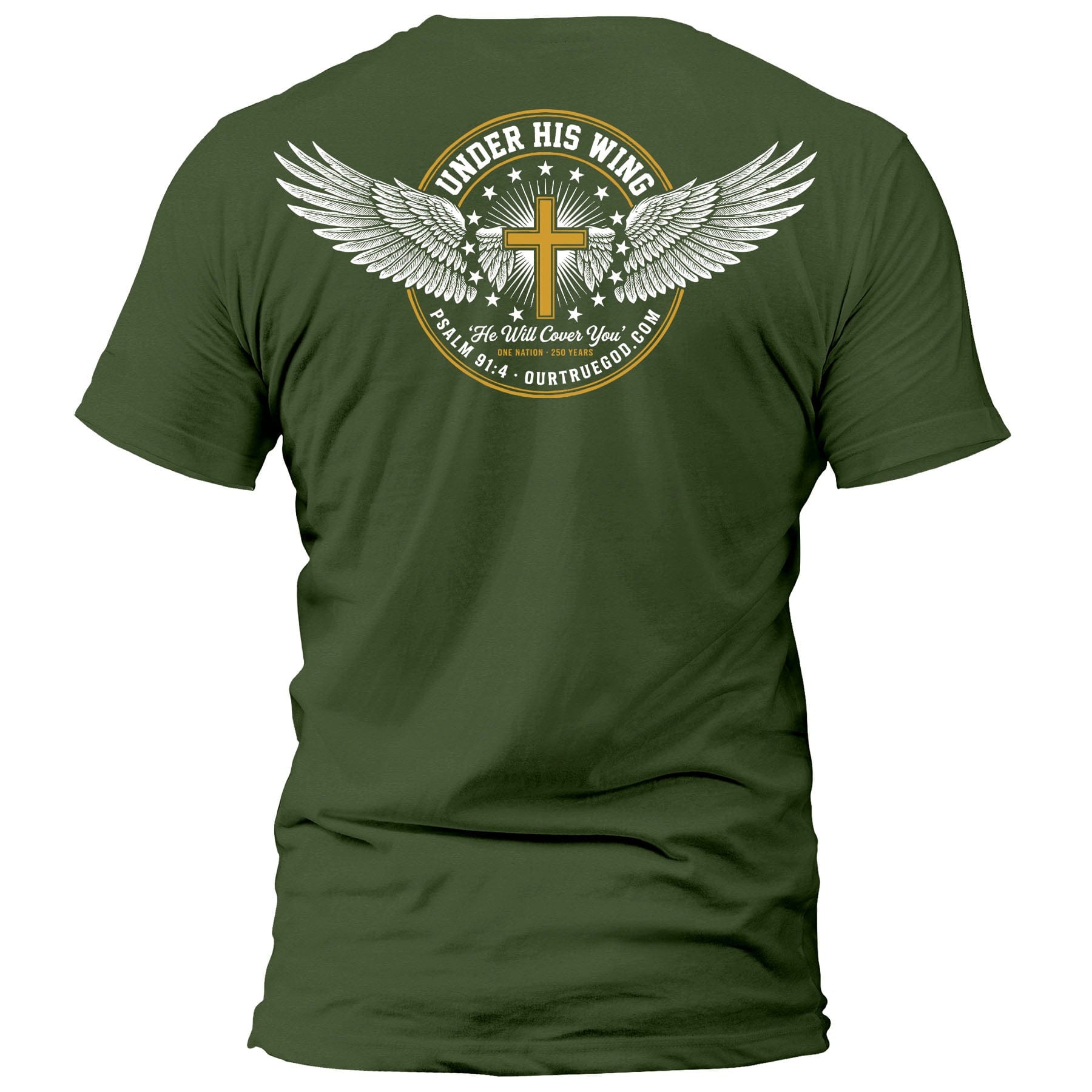 EDGE Printed Products Apparel T-Shirt / Olive / S Under His Wing T-Shirt