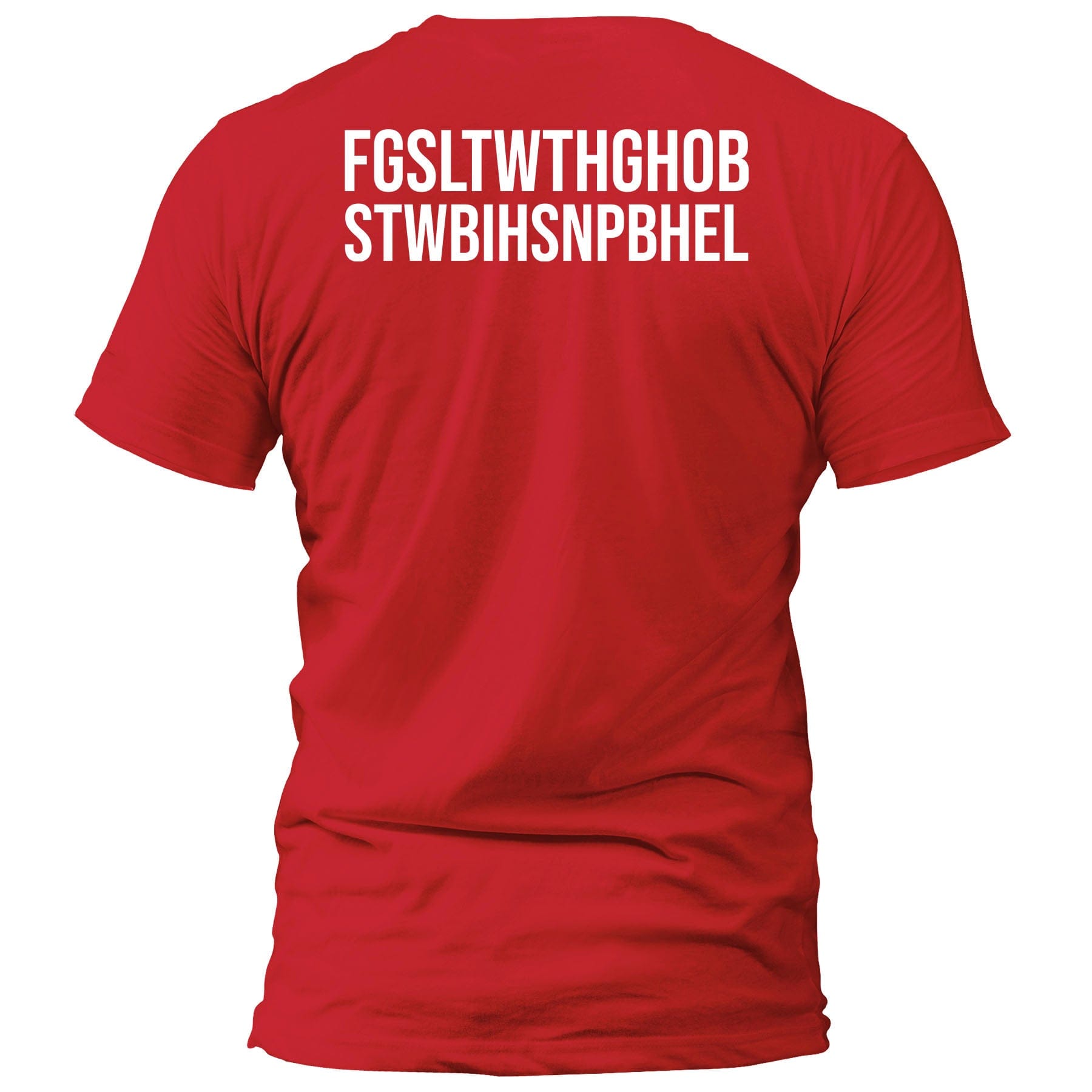 EDGE Printed Products Apparel T-Shirt / Red / S John 3:16 Initialism T-Shirt