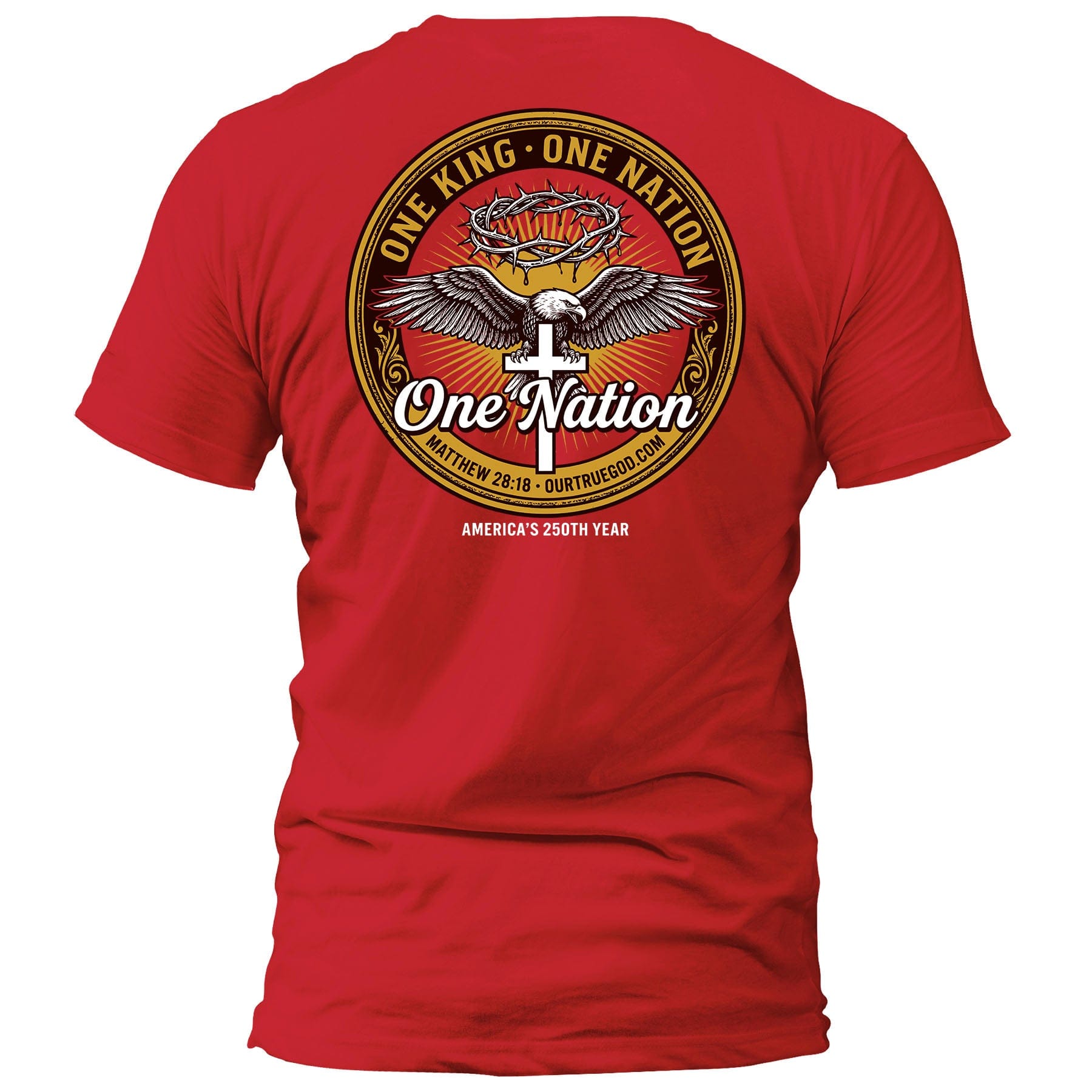 EDGE Printed Products Apparel T-Shirt / Red / S One King One Nation T-Shirt