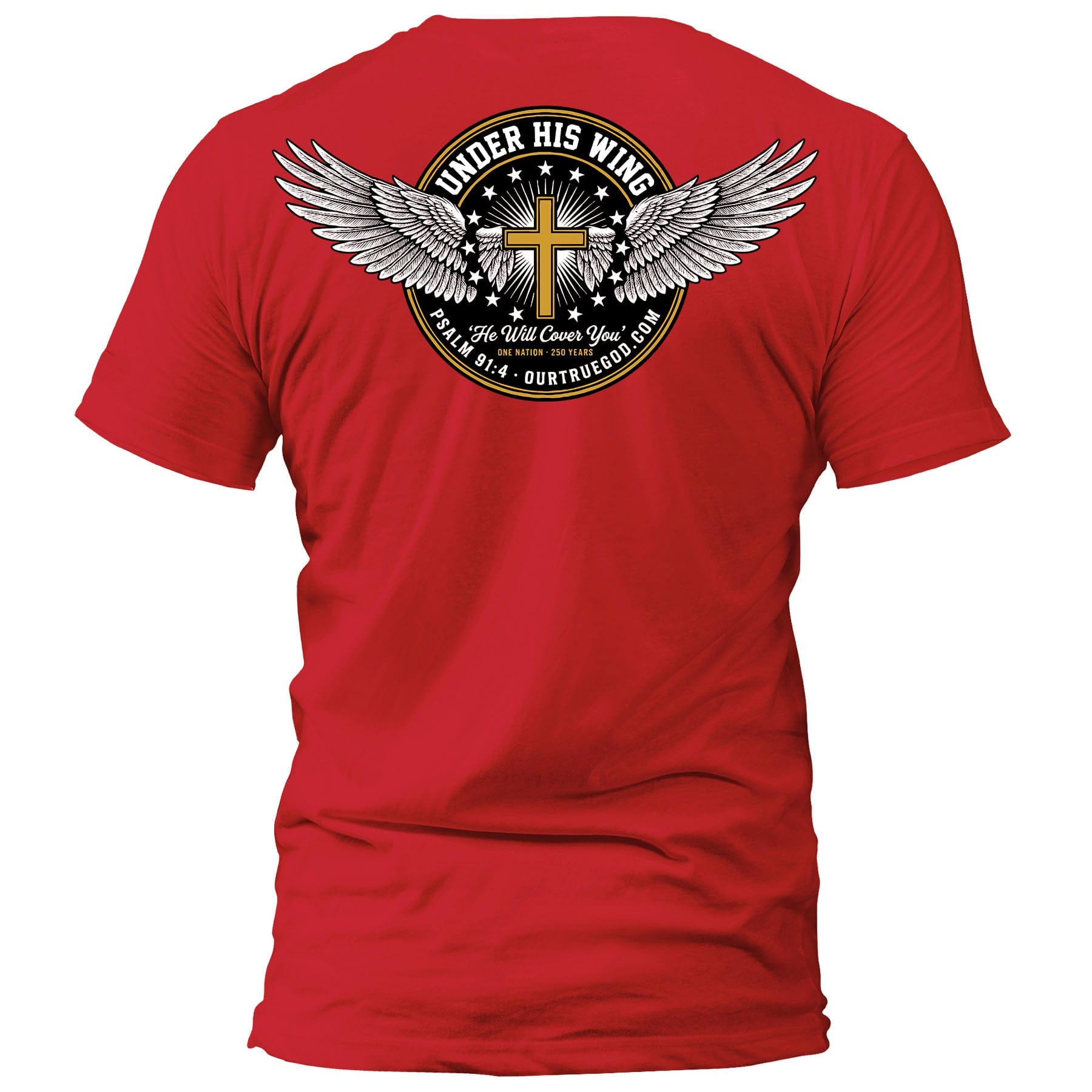 EDGE Printed Products Apparel T-Shirt / Red / S Under His Wing T-Shirt