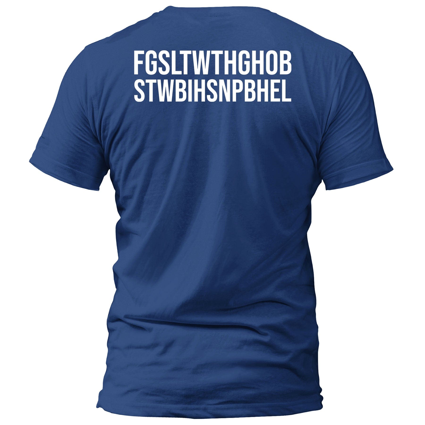 EDGE Printed Products Apparel T-Shirt / Royal Blue / S John 3:16 Initialism T-Shirt