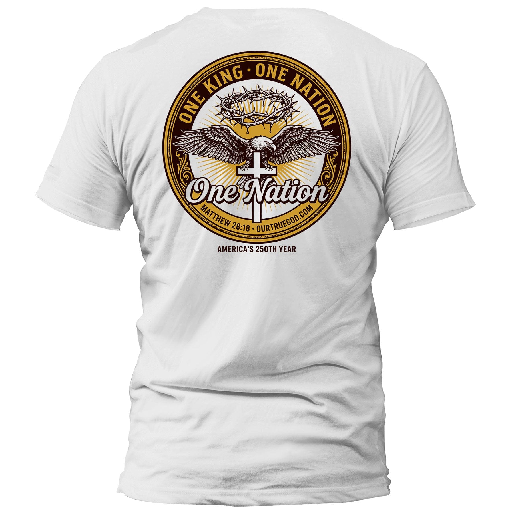 EDGE Printed Products Apparel T-Shirt / White / S One King One Nation T-Shirt