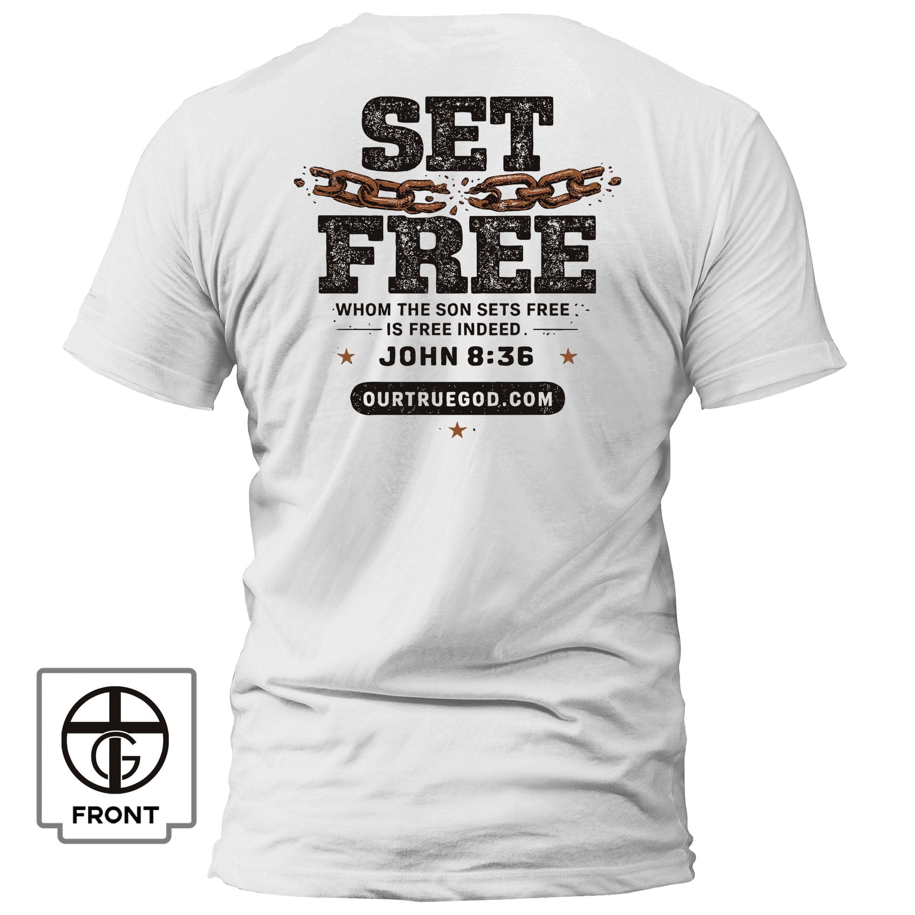 EDGE Printed Products Apparel T-Shirt / White / S Set Free T-Shirt