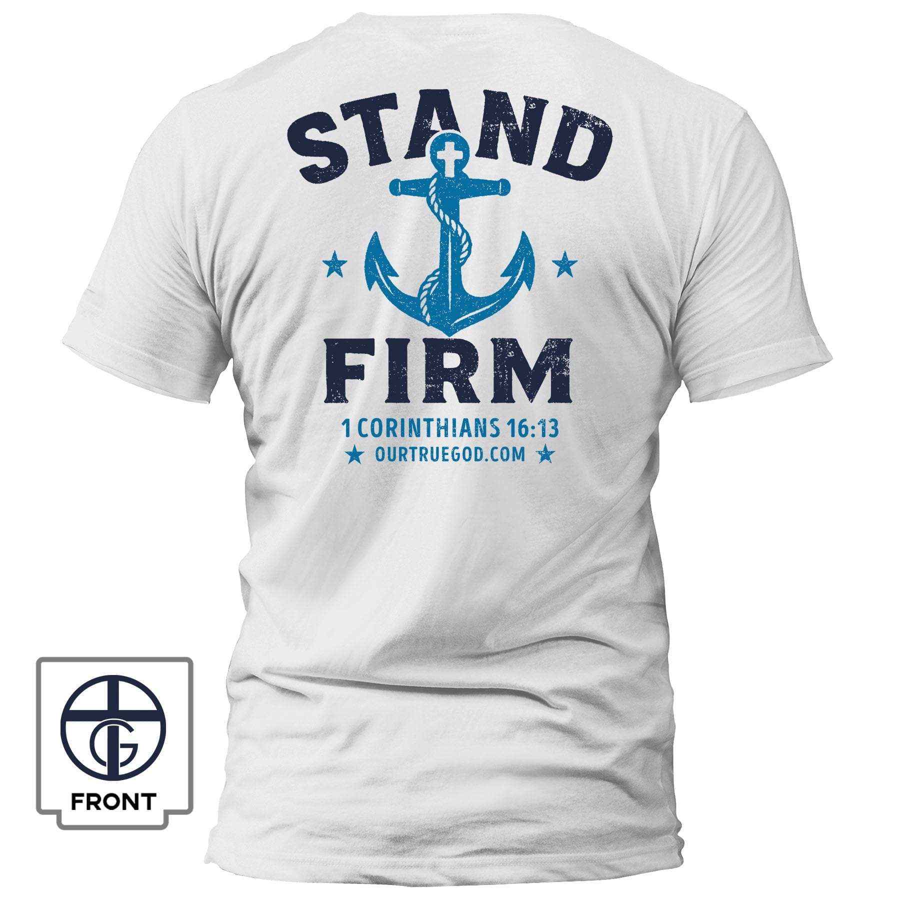 EDGE Printed Products Apparel T-Shirt / White / S Stand Firm T-Shirt