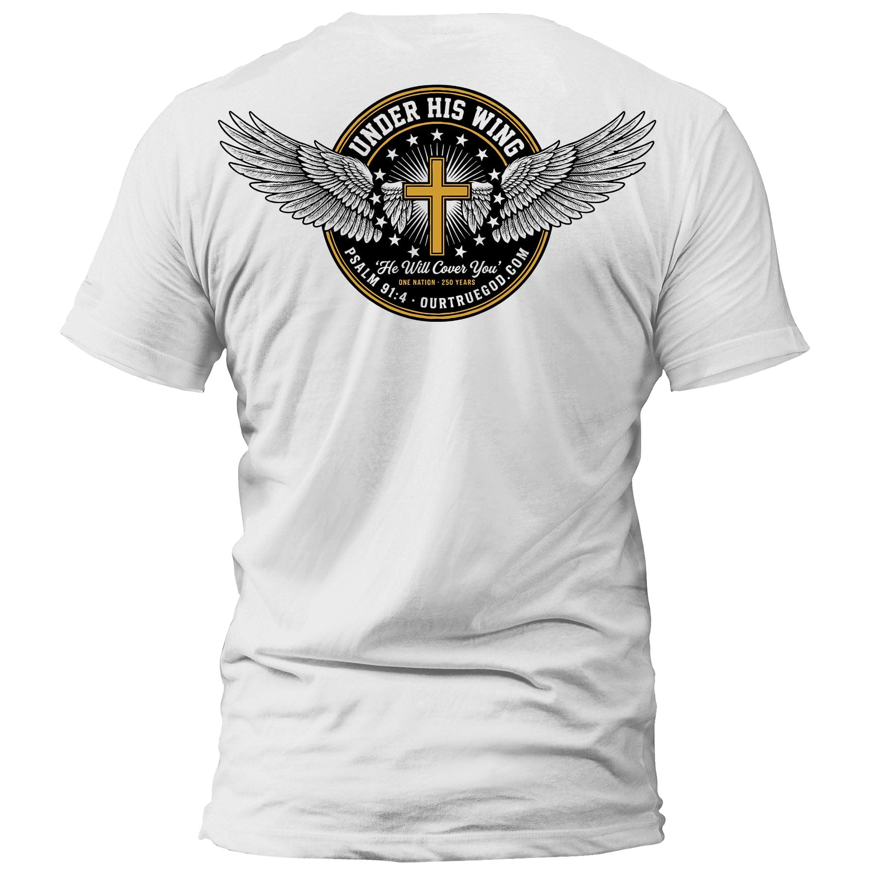 EDGE Printed Products Apparel T-Shirt / White / S Under His Wing T-Shirt