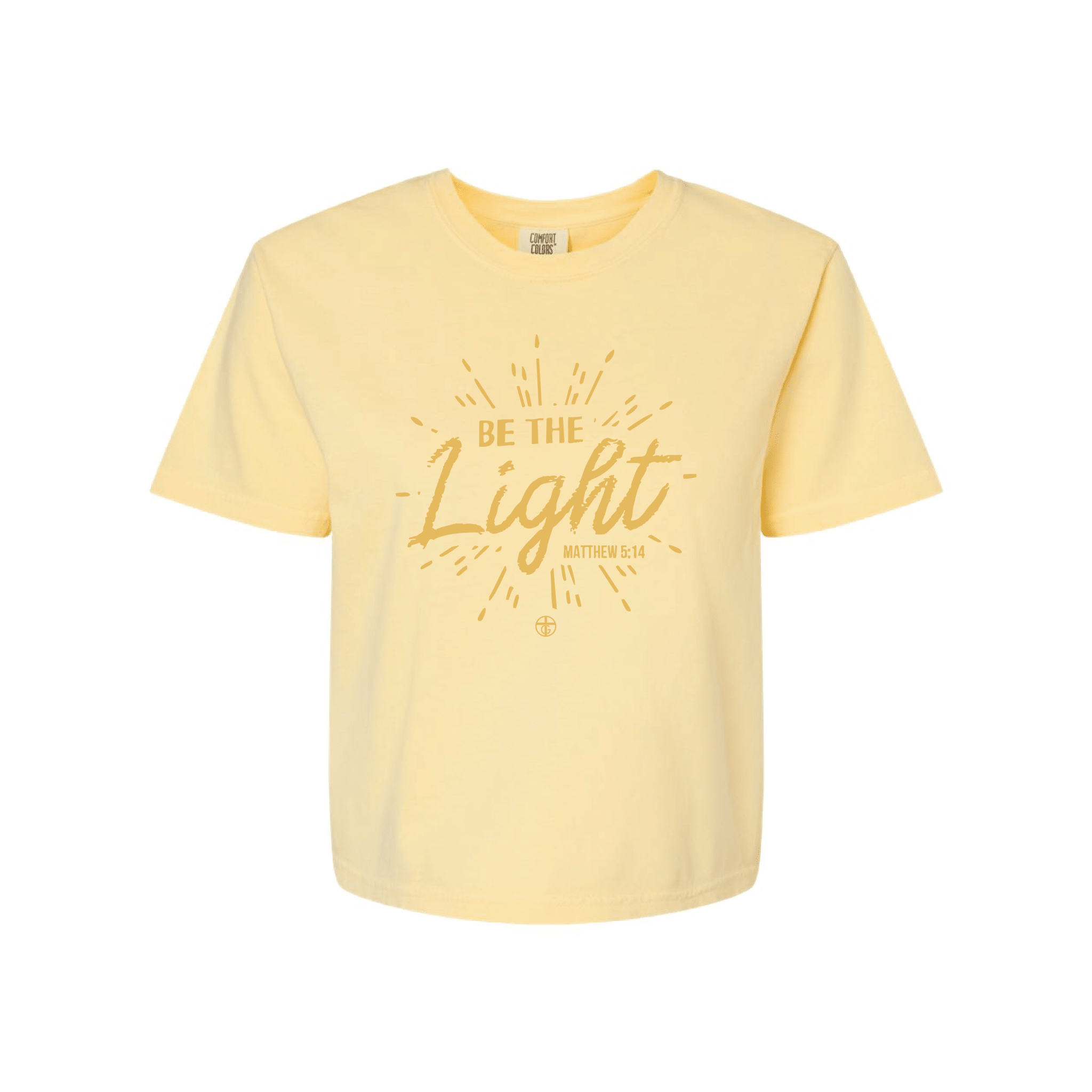 EDGE Printed Products Apparel Women’s Boxy Tee / Butter / XS Be The Light Women’s Boxy Tee