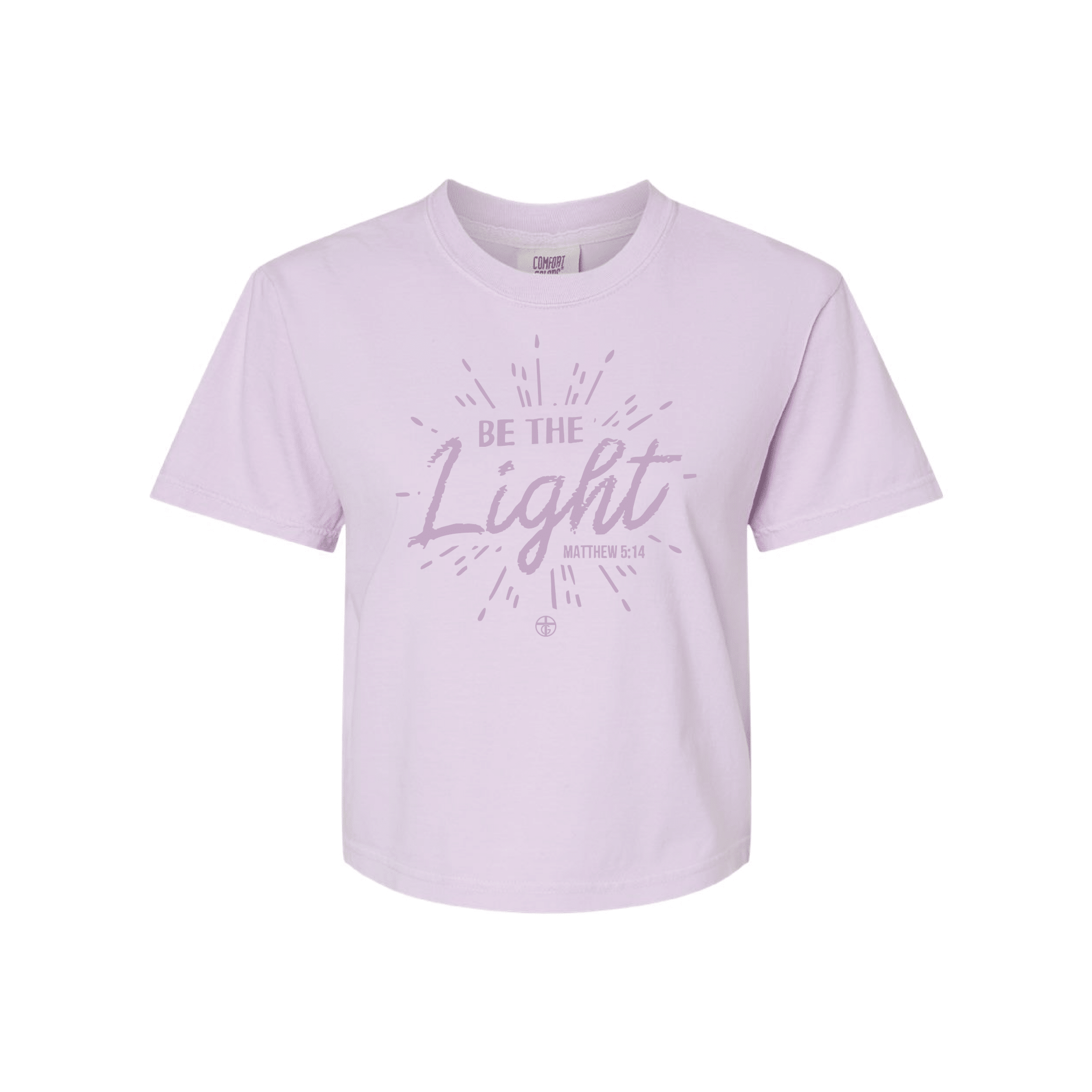 EDGE Printed Products Apparel Women’s Boxy Tee / Orchid / XS Be The Light Women’s Boxy Tee