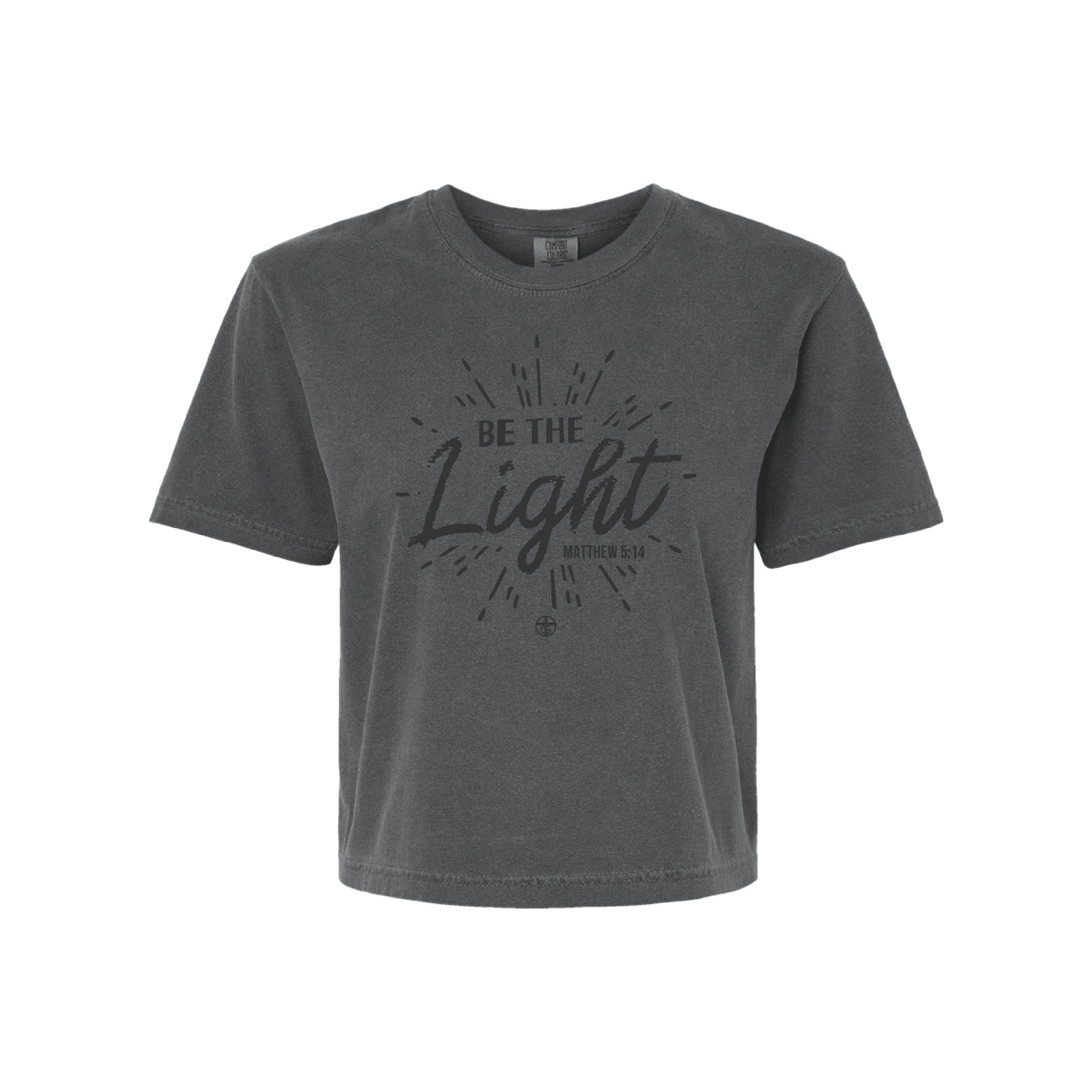 EDGE Printed Products Apparel Women’s Boxy Tee / Pepper / XS Be The Light Women’s Boxy Tee