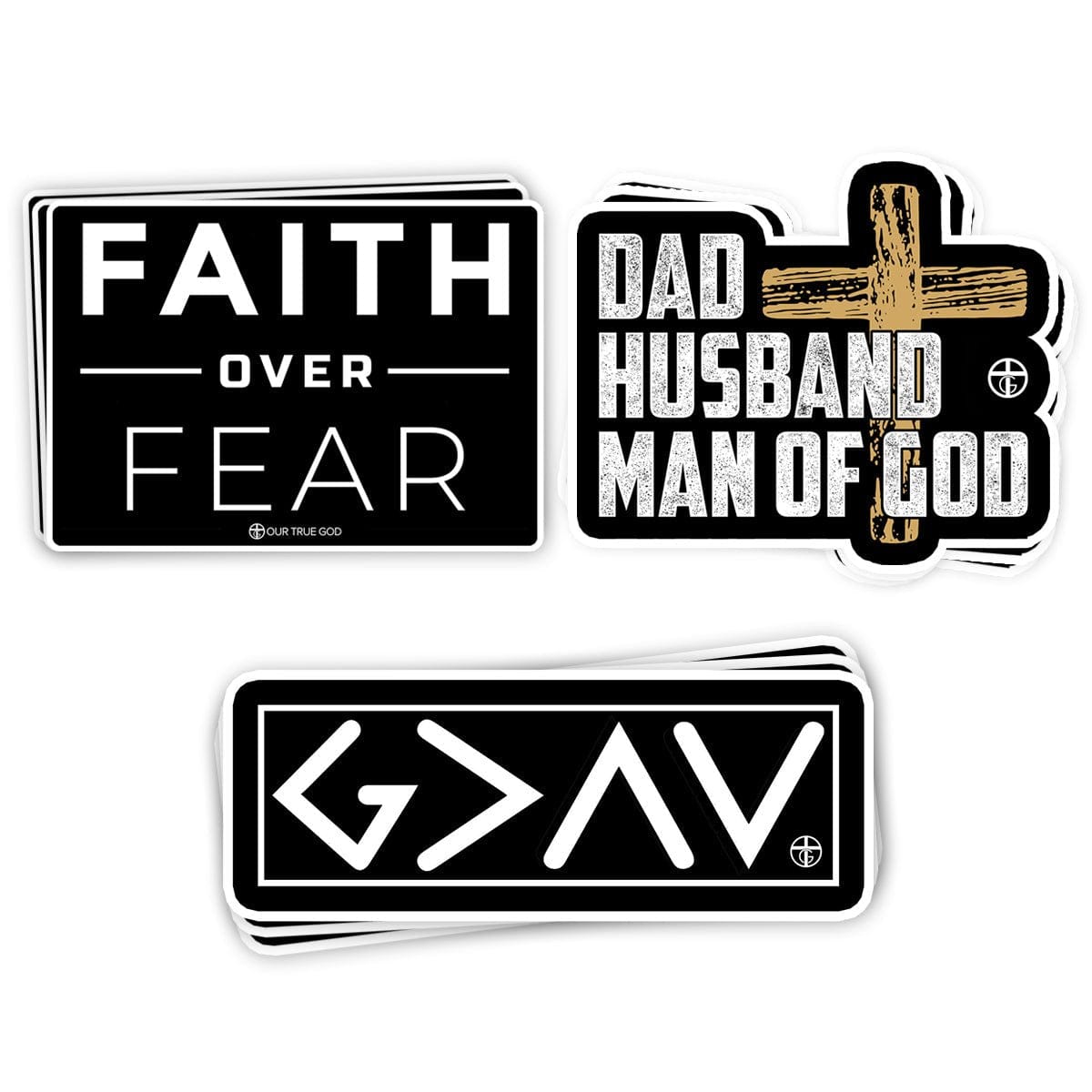 EDGE Printed Products Decal Our True God 3 Pack Decal