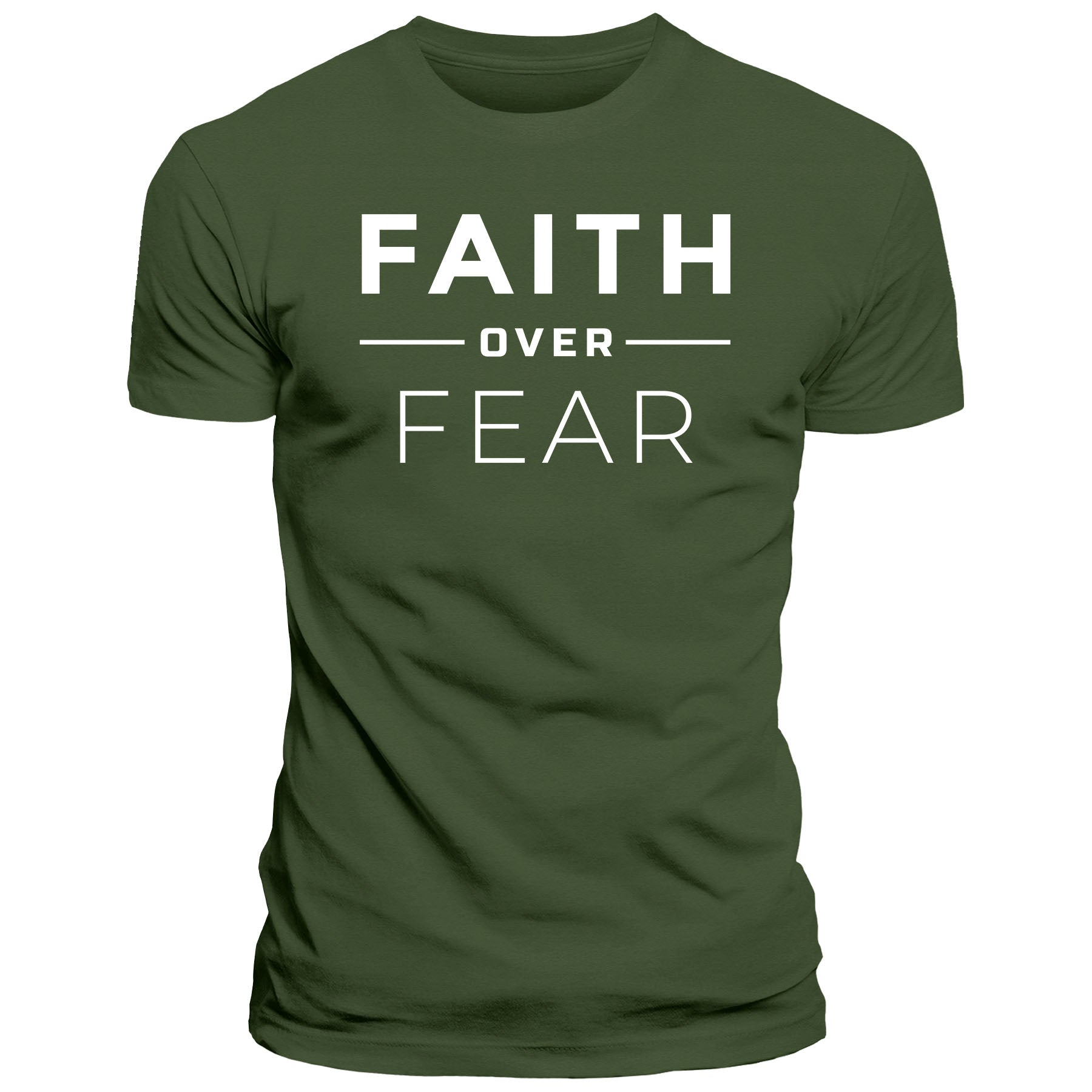 Faith Over Fear Fall Collection T-Shirt - Our True God