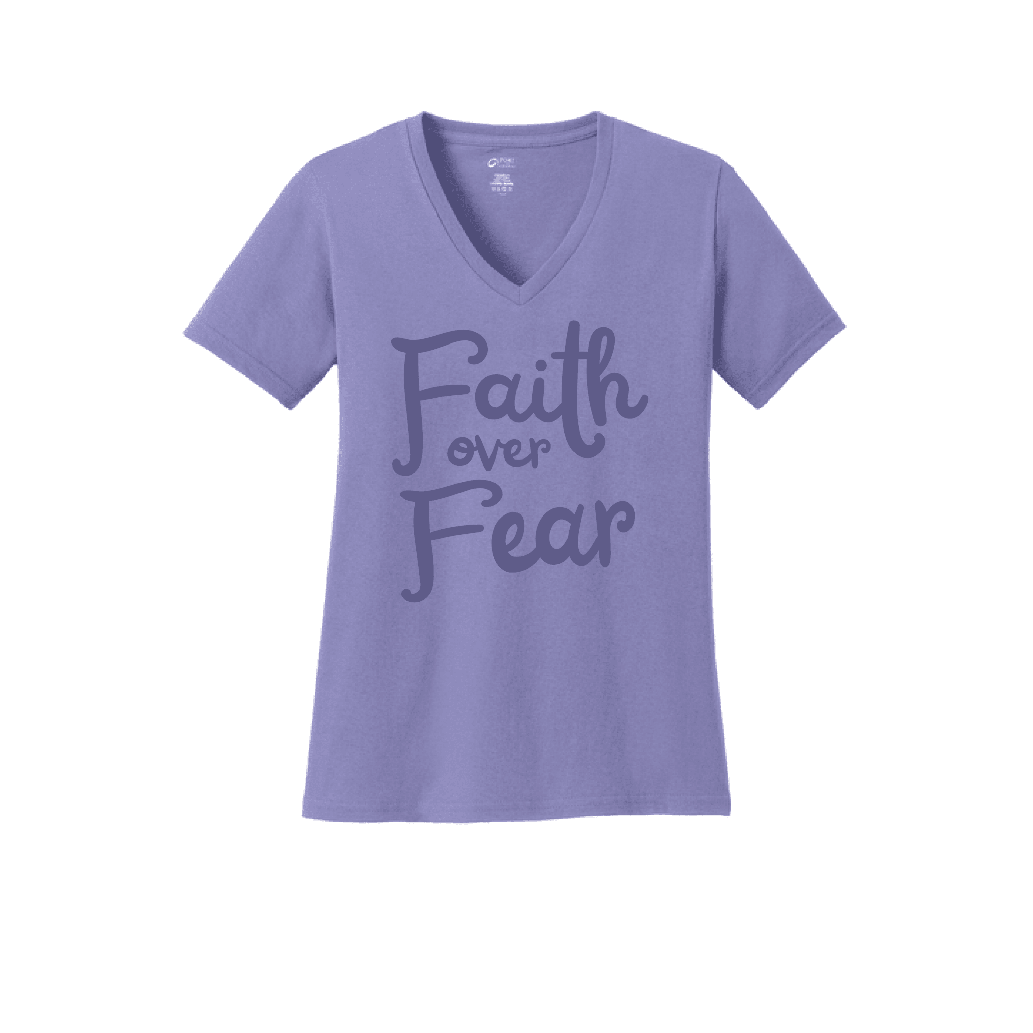 Faith Over Fear Women's V - Neck Tee - Our True God