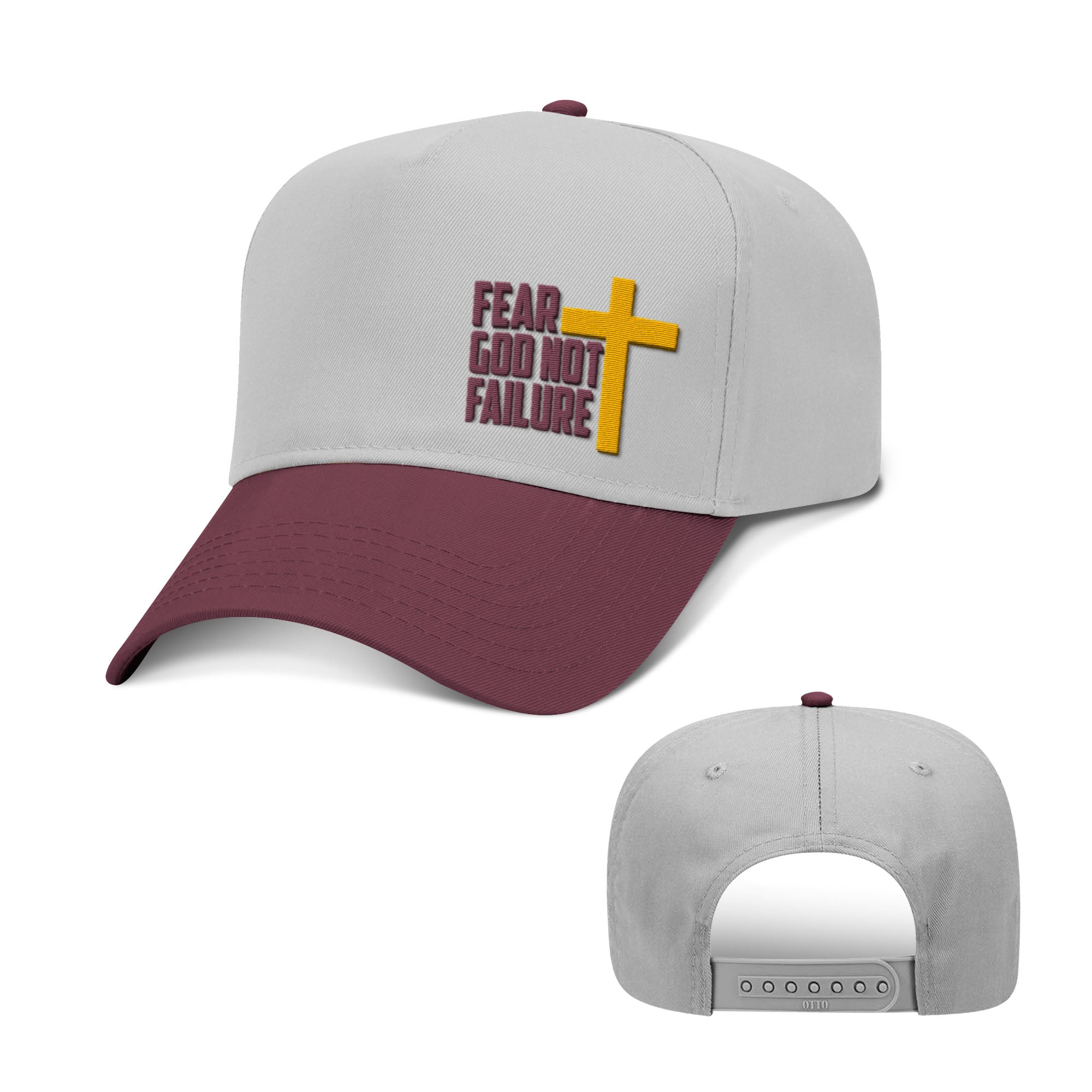 Fear God Not Failure Two Tone Hats - Our True God