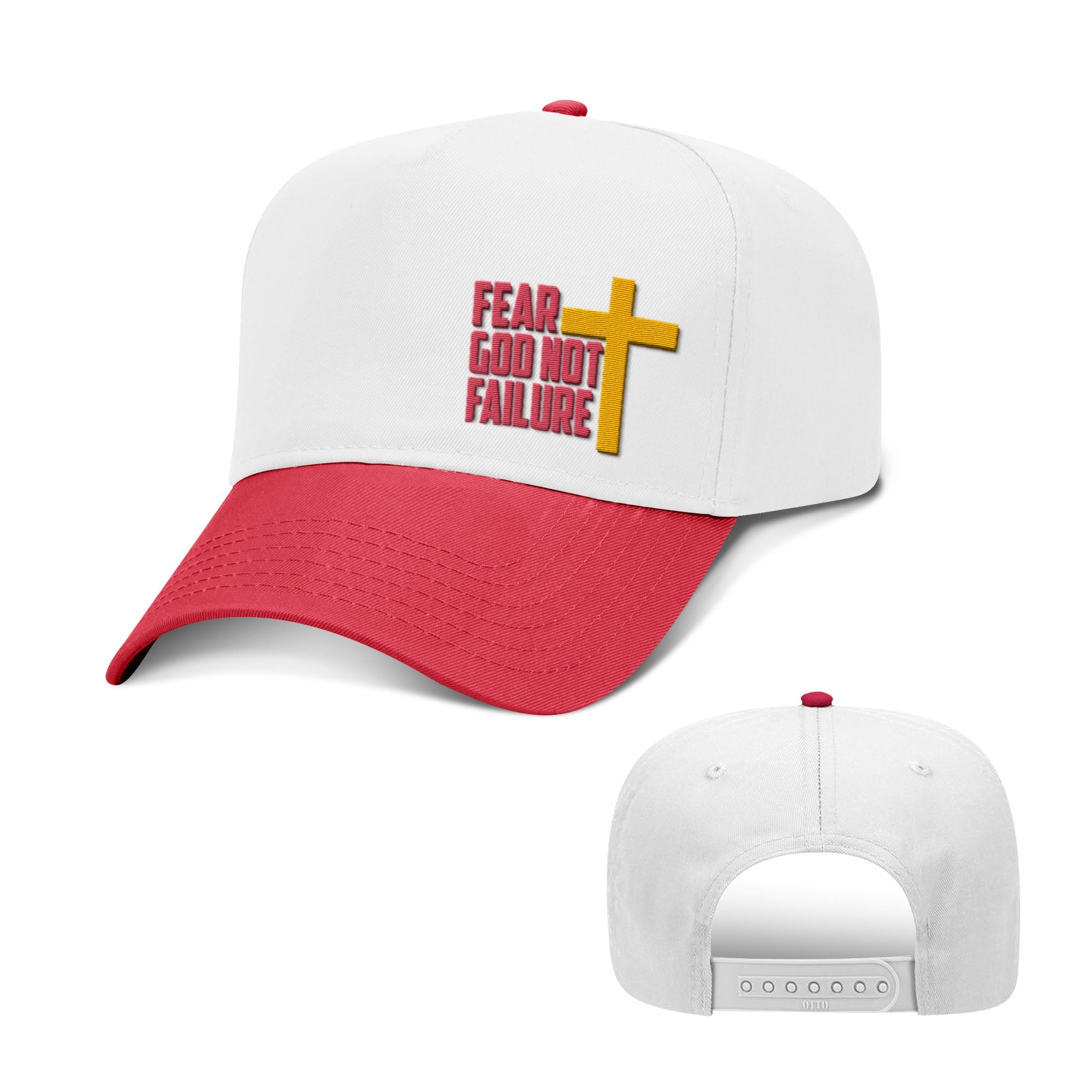 Fear God Not Failure Two Tone Hats - Our True God