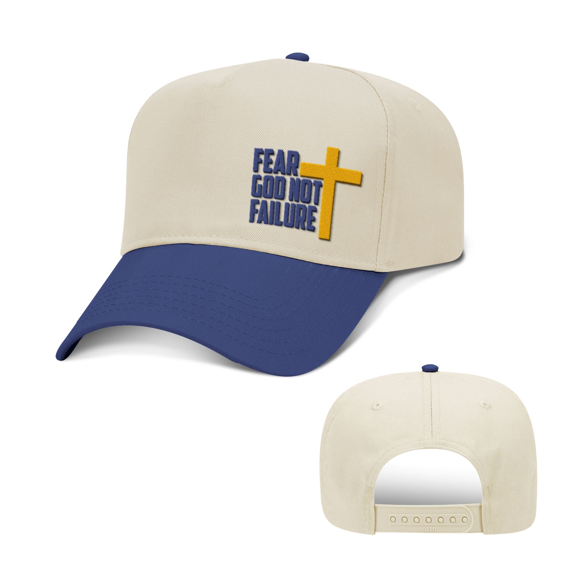 Fear God Not Failure Two Tone Hats - Our True God