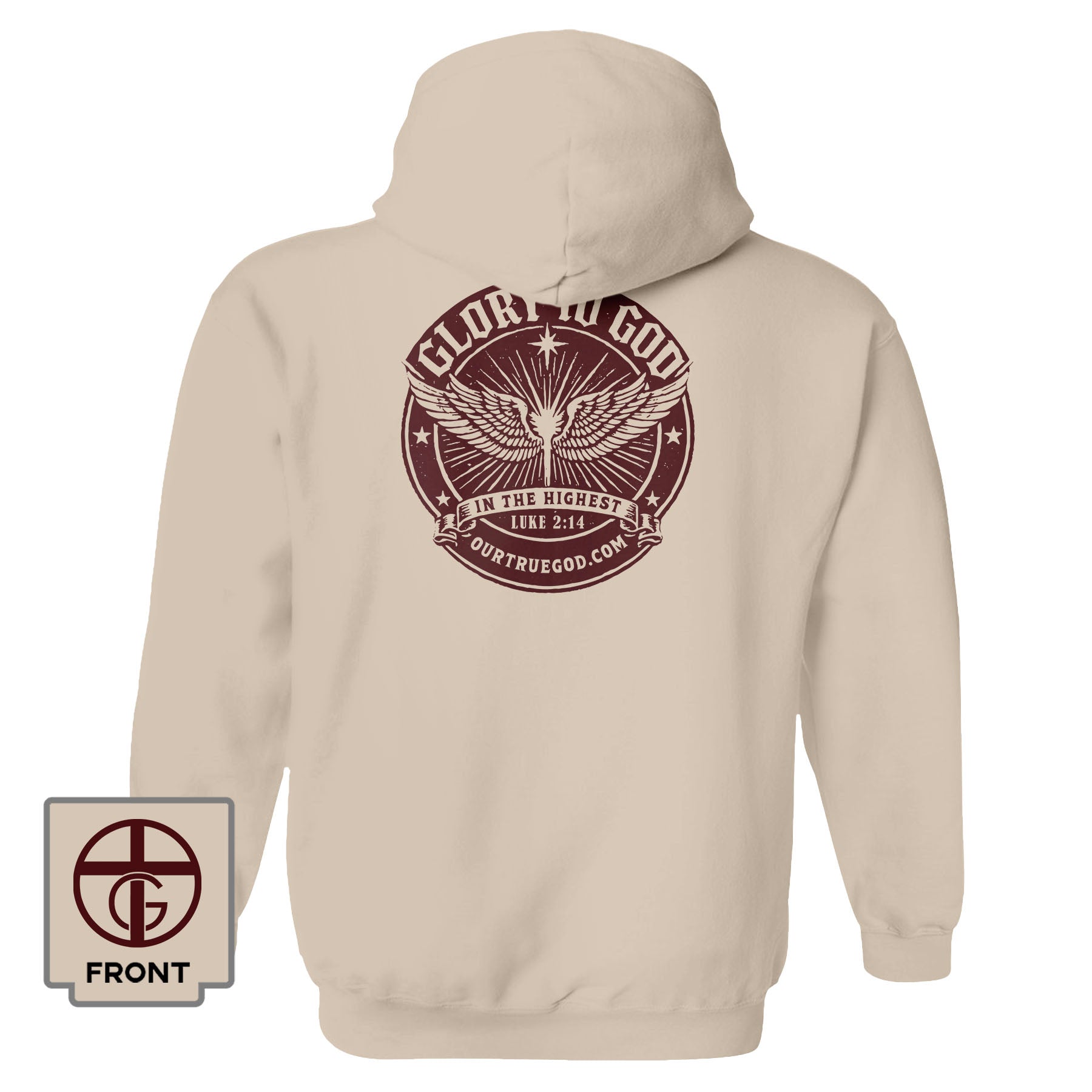 Glory To God In The Highest Hoodie - Our True God