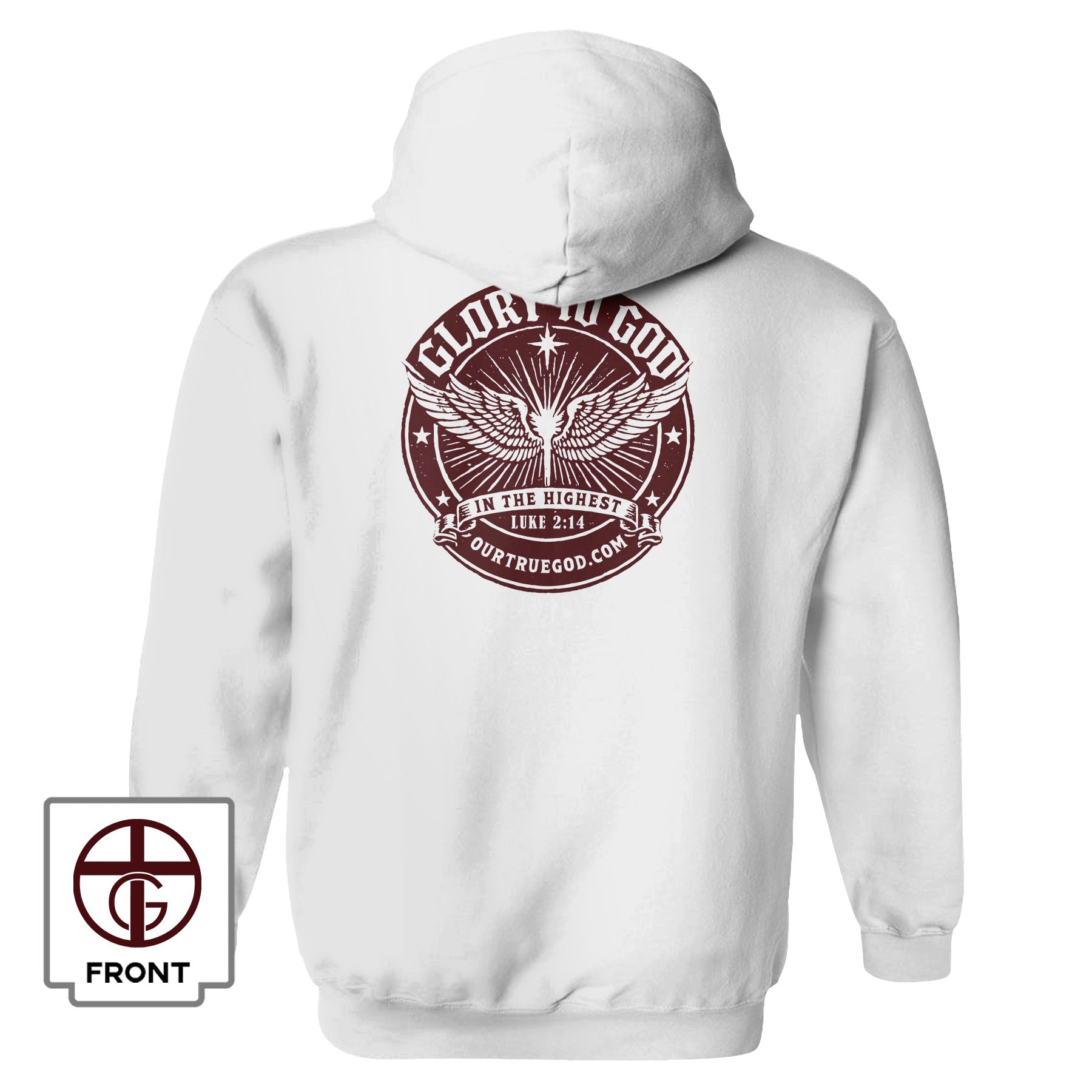 Glory To God In The Highest Hoodie - Our True God